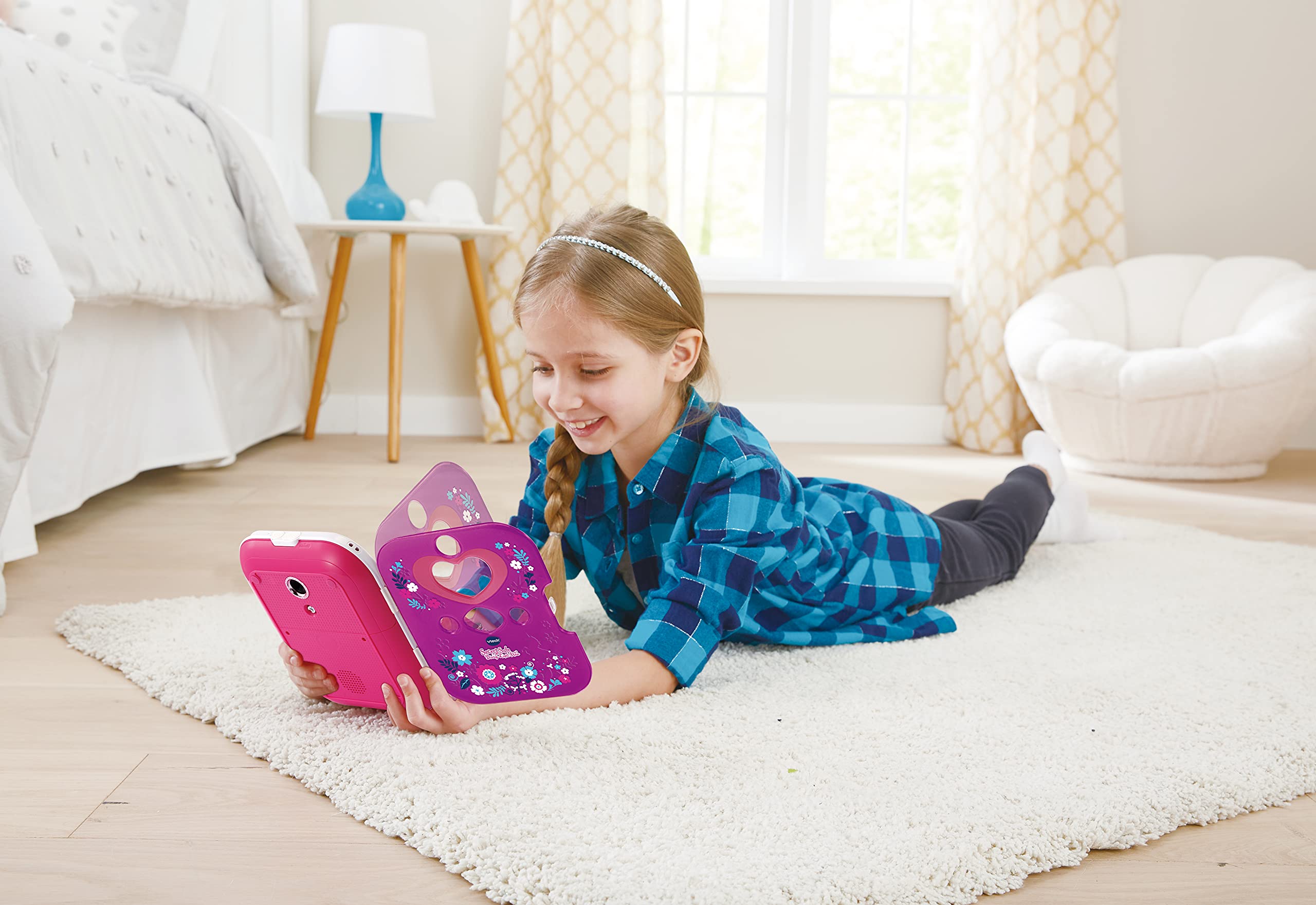 VTech Purple Secret Safe Diary Light Show | Face Recognition, Games, Ages 6+ 8