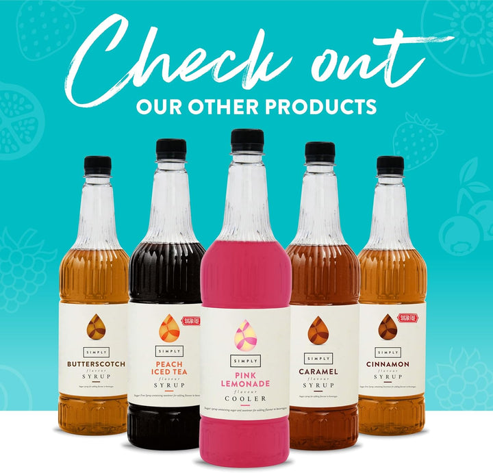 Simply Sugar Free Coconut Syrup - Low Calorie, Vegan & Nut Free Flavoured Syrup