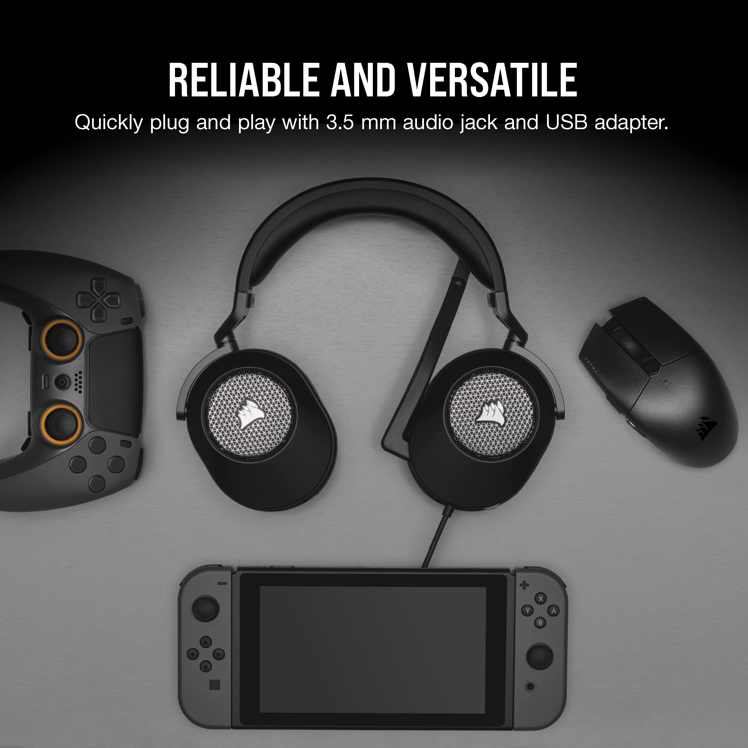 Corsair HS65 Surround Wired Gaming Headset - Dolby 7.1 Surround Sound - Son 2