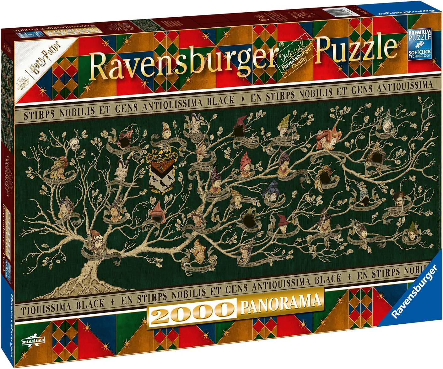 Ravensburger Harry Potter 2000 Piece Jigsaw Puzzle - Black Family Tree Tapestry 2