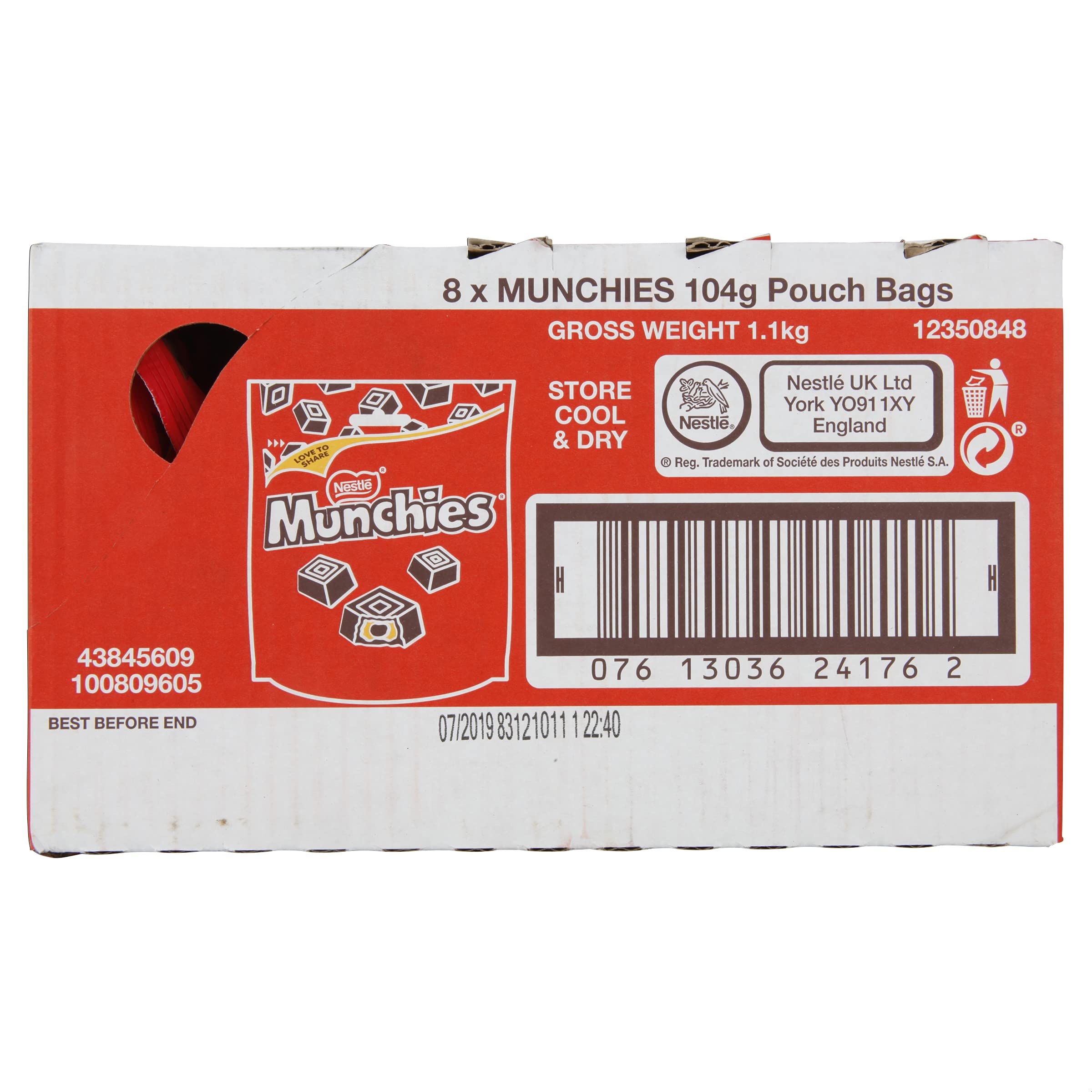 Munchies Milk Chocolate and Caramel Sharing Bag, 104g 6