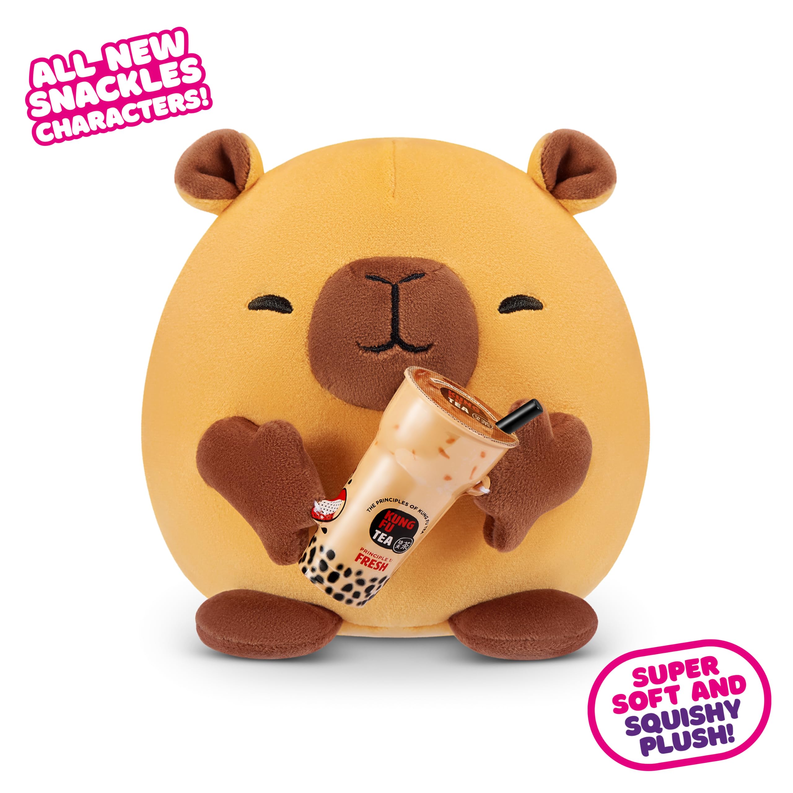 Snackles Series 2 - Random Assortment 5-inch Plush with Licensed Snack Accessory 3