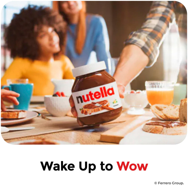 Nutella Hazelnut Chocolate Spread 750g Jar - Gluten Free, No Artificial Colours or Preservatives