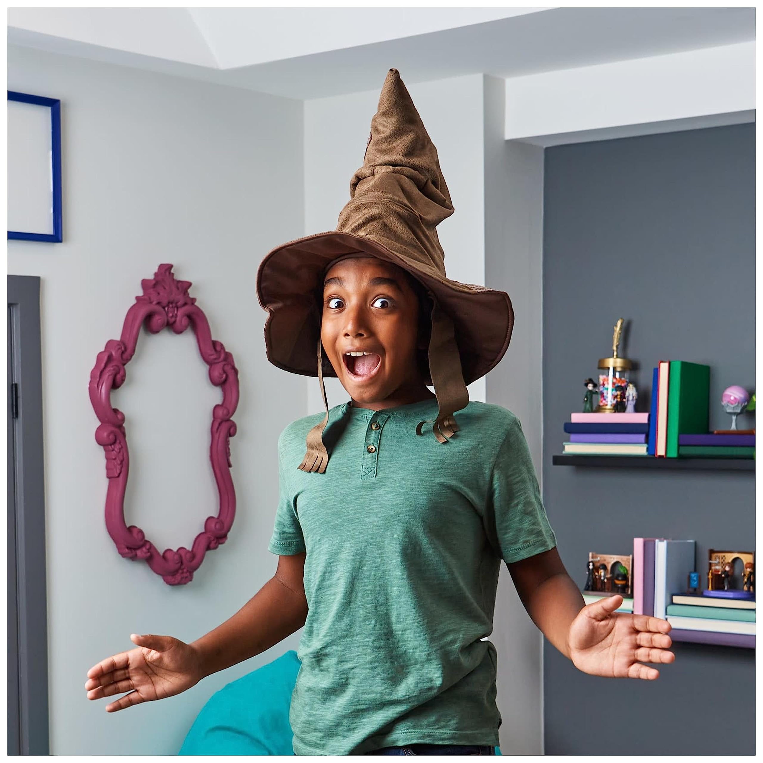 Wizarding World Harry Potter Talking Sorting Hat with 15 Phrases for Kids Pretend Play Role Play Toy 2