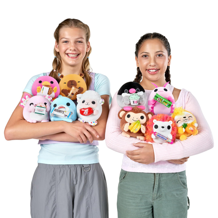 Snackles Series 2 - Random Assortment 5-inch Plush with Licensed Snack Accessory