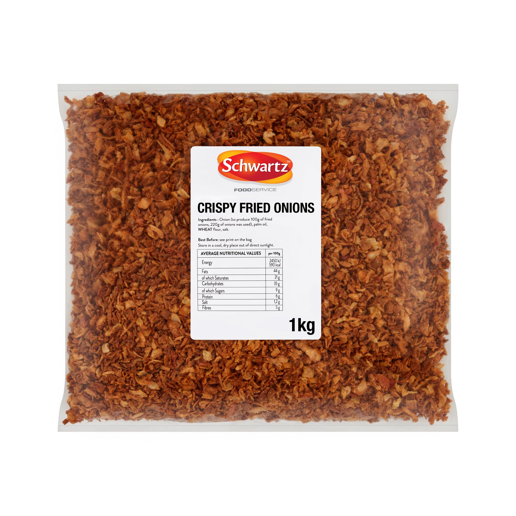 Schwartz Crispy Fried Onions - Ready-to-Use Garnish | 1Kg Pack 1