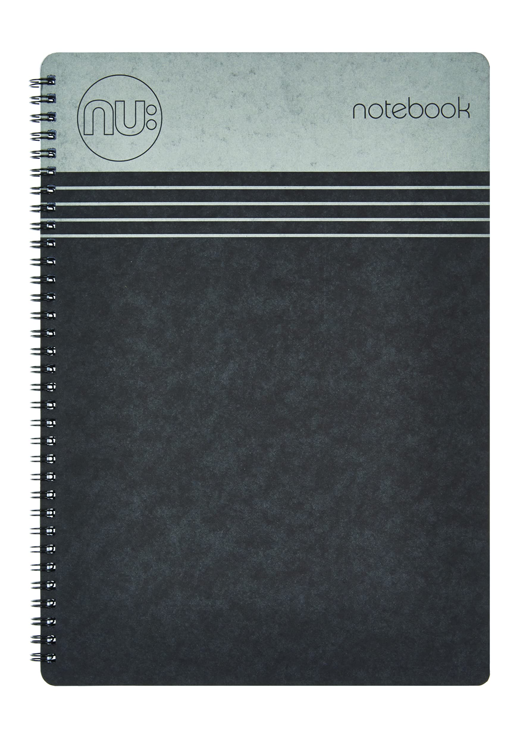nu: Craze Cloud Range A5 Wirebound Notebook - Black Cover | 110 Pages 80gsm Ruled | Perforated 1