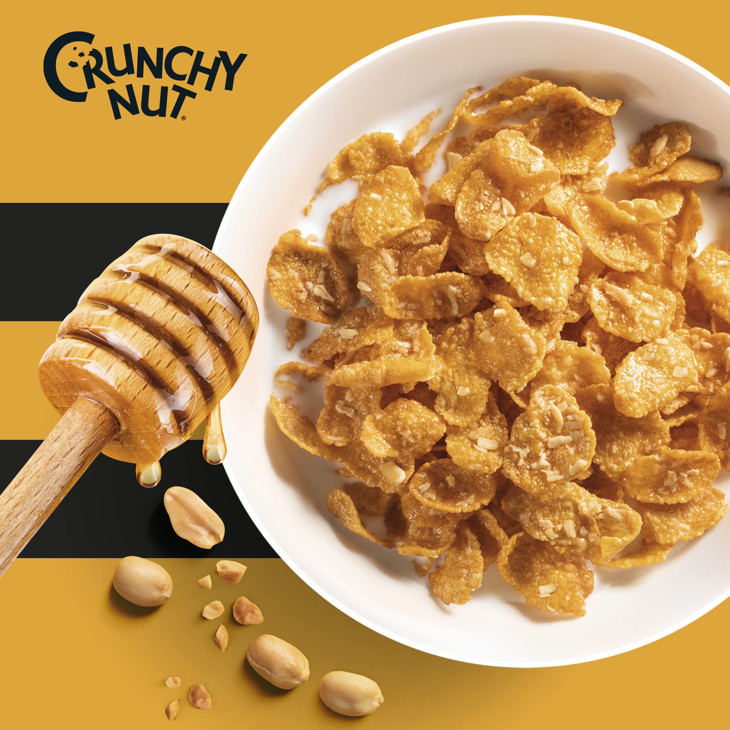 Kellogg's Crunchy Nut Breakfast Cereal Big Box, 840g 3