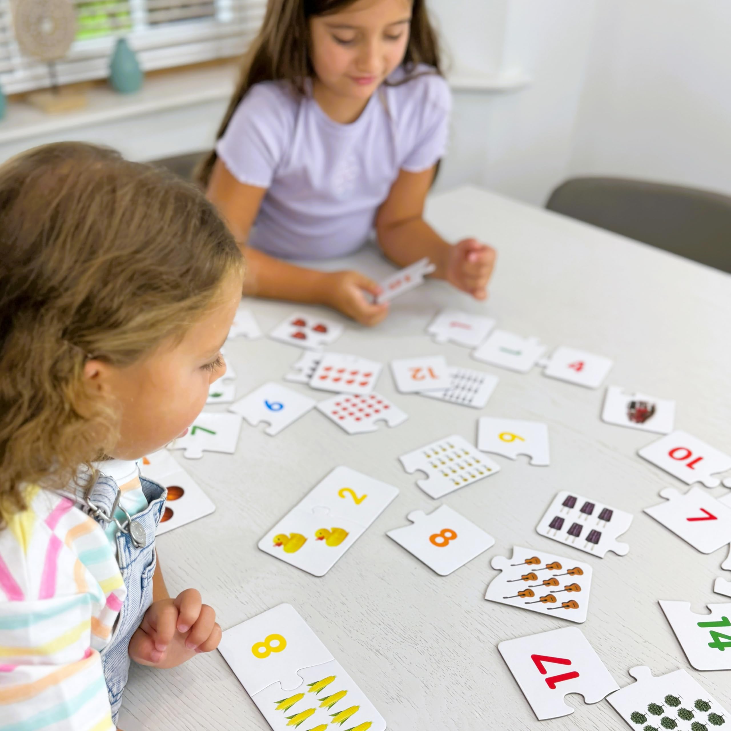 The Learning Journey Match It - Counting Memory Game | 30 Self-Correcting Puzzle Sets | Ages 3+ 5