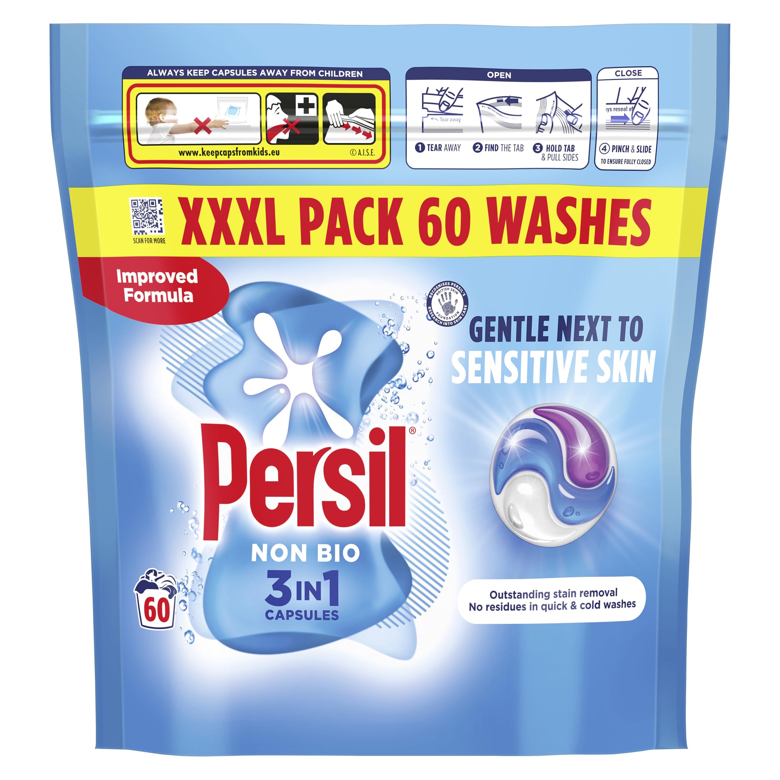 Persil - Non Bio 3 in 1 Waschkapseln Waschmittel