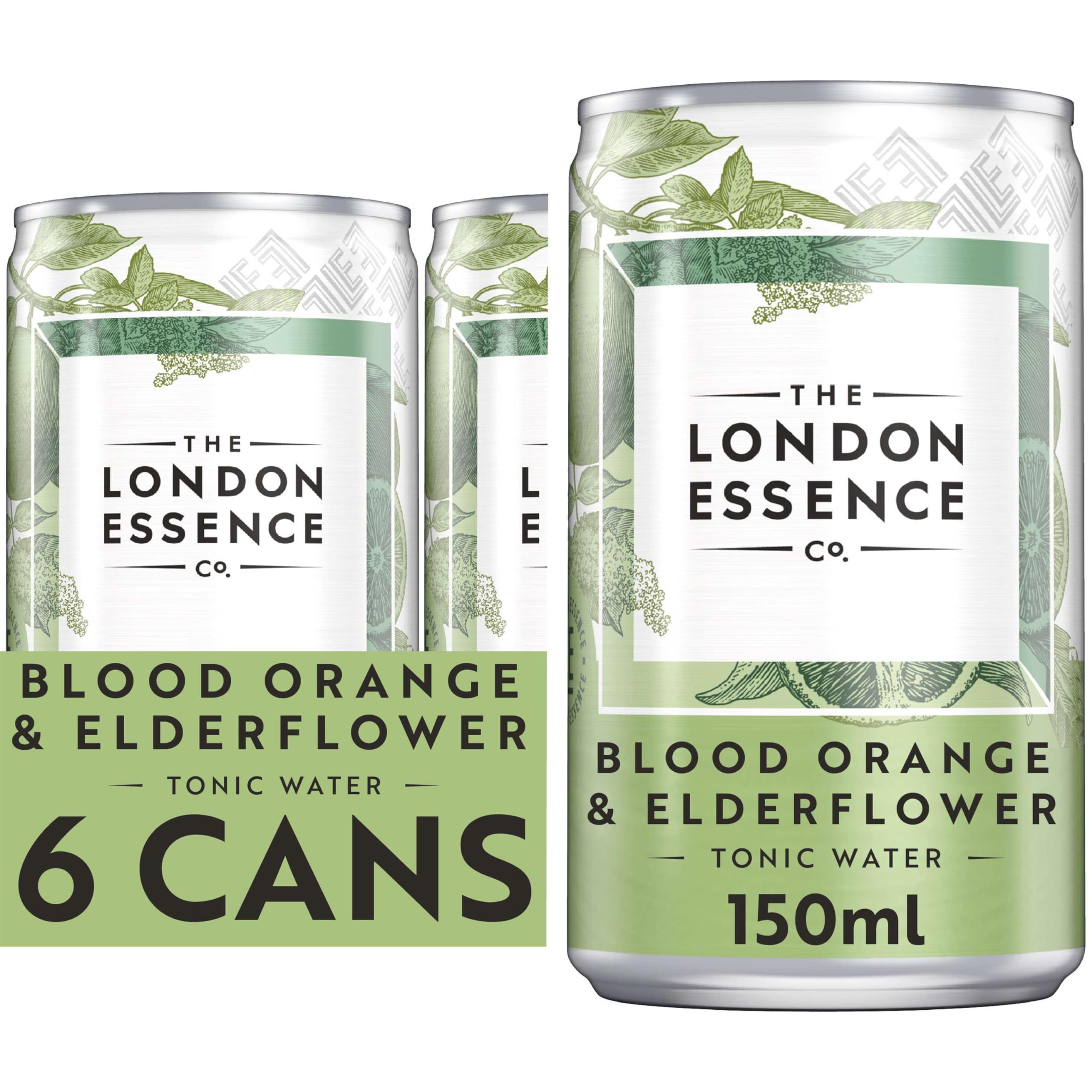 The London Essence Co. Blutorange &amp; Holunderblüte Tonic Water – Premium Cocktail Mixer