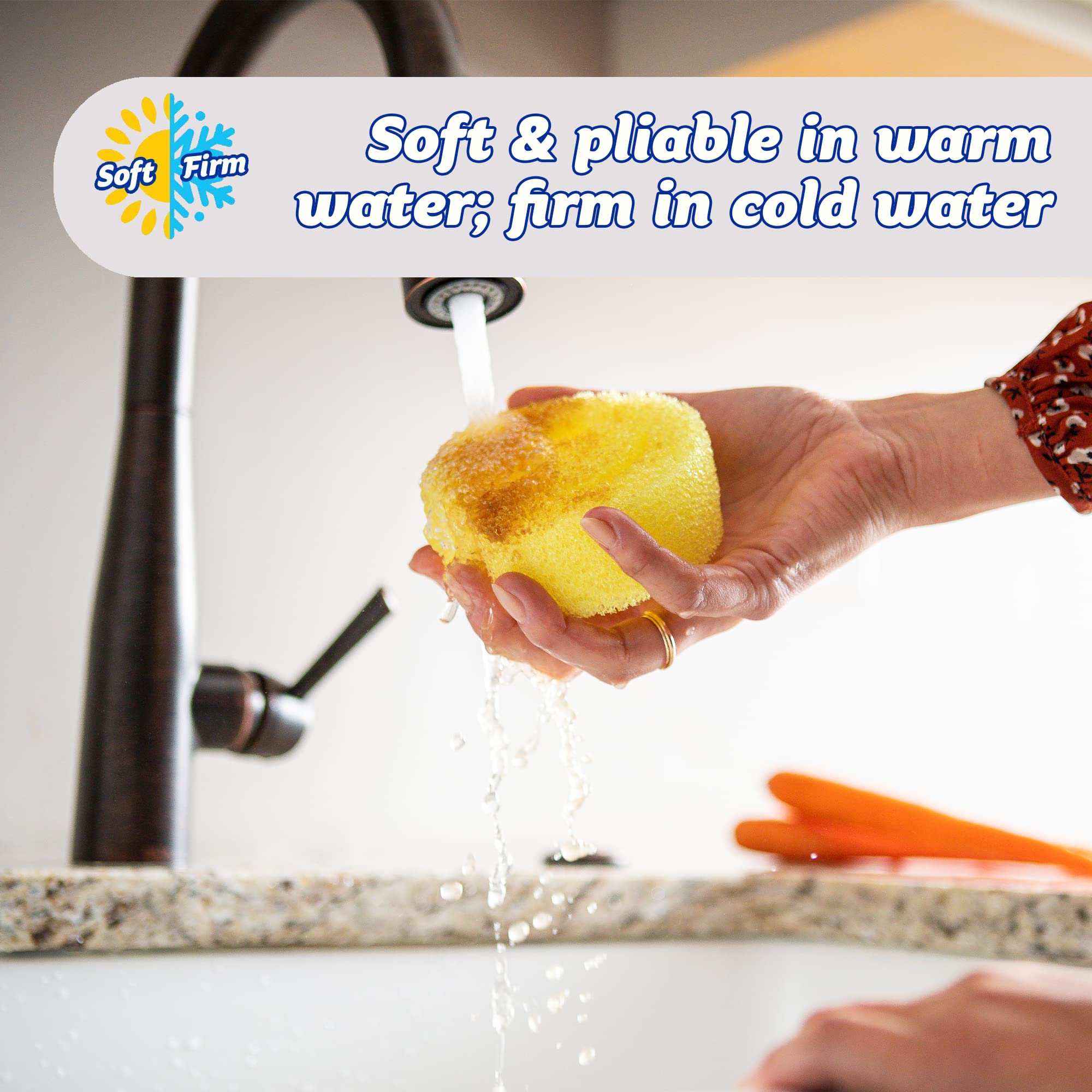 Scrub Daddy Wonder Wash-Up Combo – Spülschwamm-Doppelpack mit Wonder-Spülmittel 6