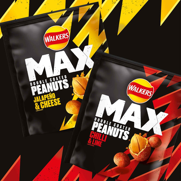 Walkers Max Strong Chilli & Lime Coated Peanuts 175g