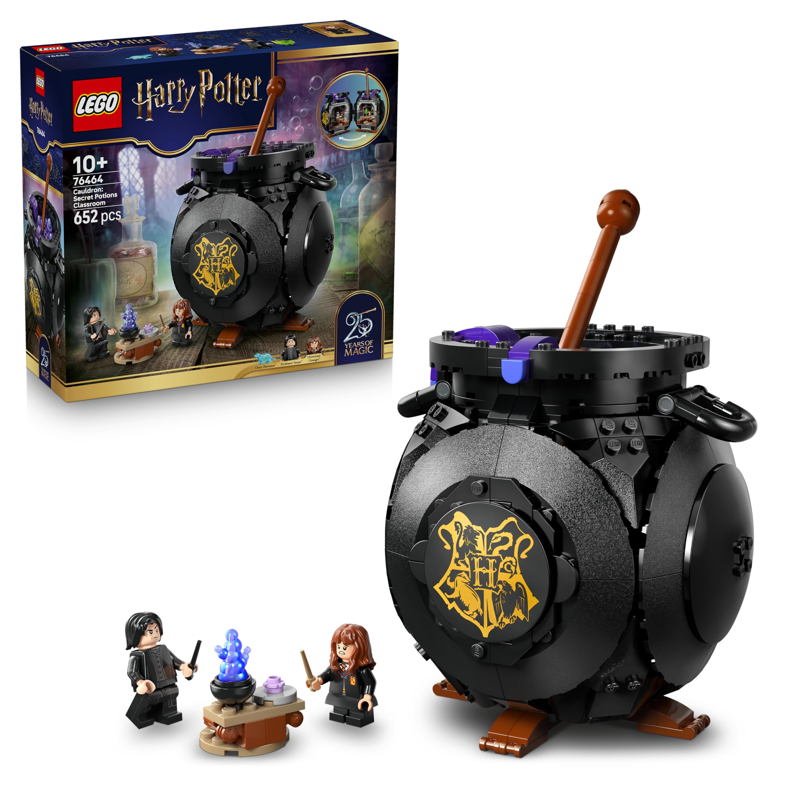LEGO Harry Potter Cauldron: Secret Potions Classroom Building Set 76464 | Ages 10+ 1
