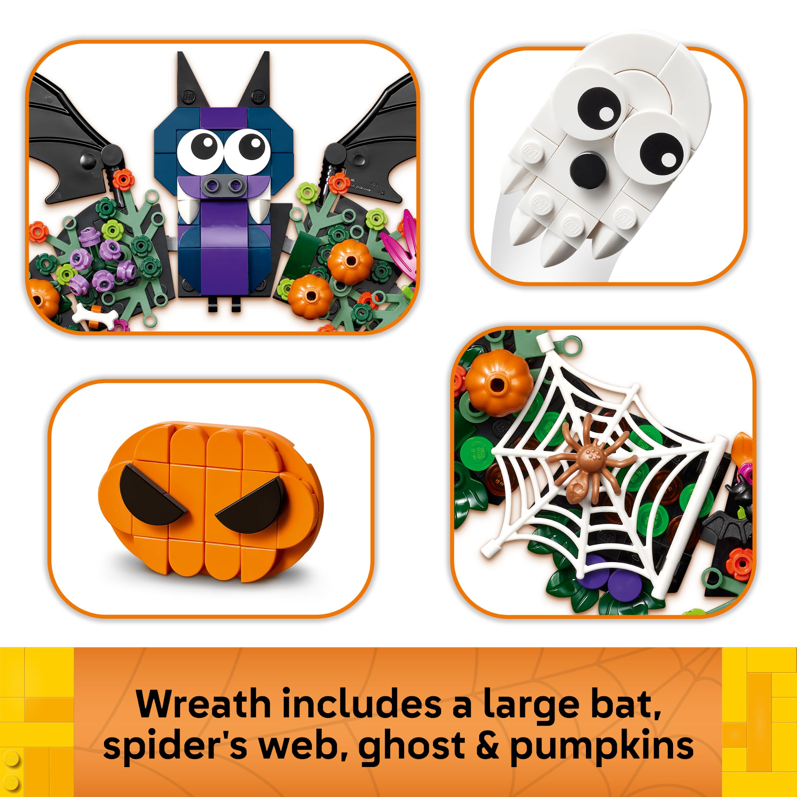 LEGO Halloween Wreath Building Set - Multicolor, 12+ Years 4