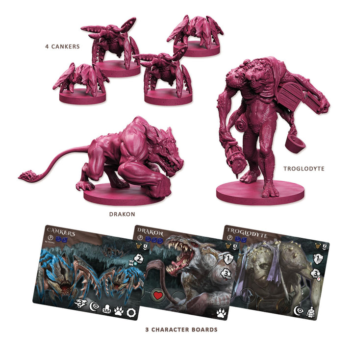Battle Systems Maladum Dungeons of Enveron Starter Set - Fantasy Miniature Board Game