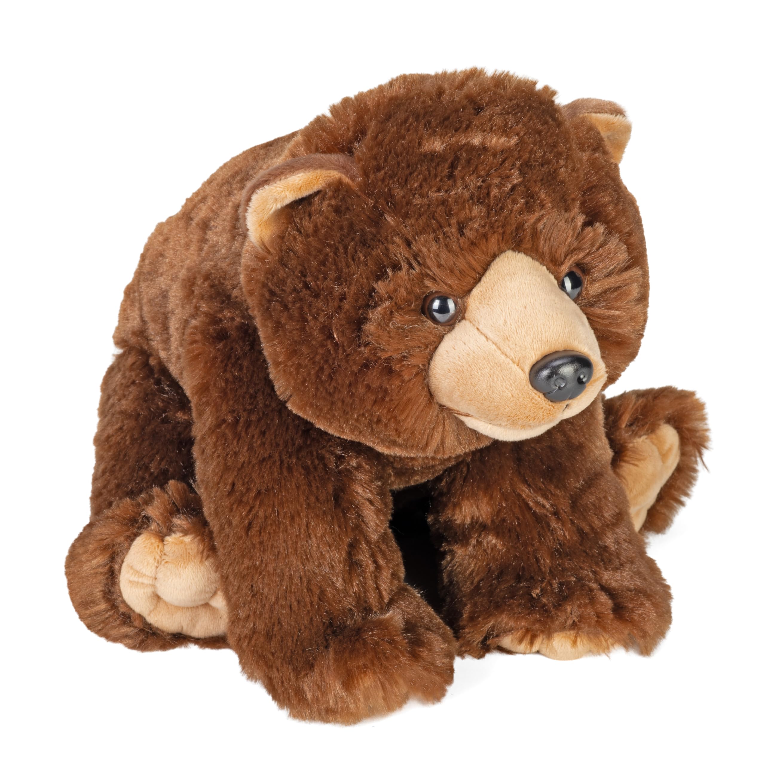 WILD REPUBLIC Cuddlekins Brown Bear Plush Soft Toy - 30 cm | Realistic Design | High Quality Plush 1