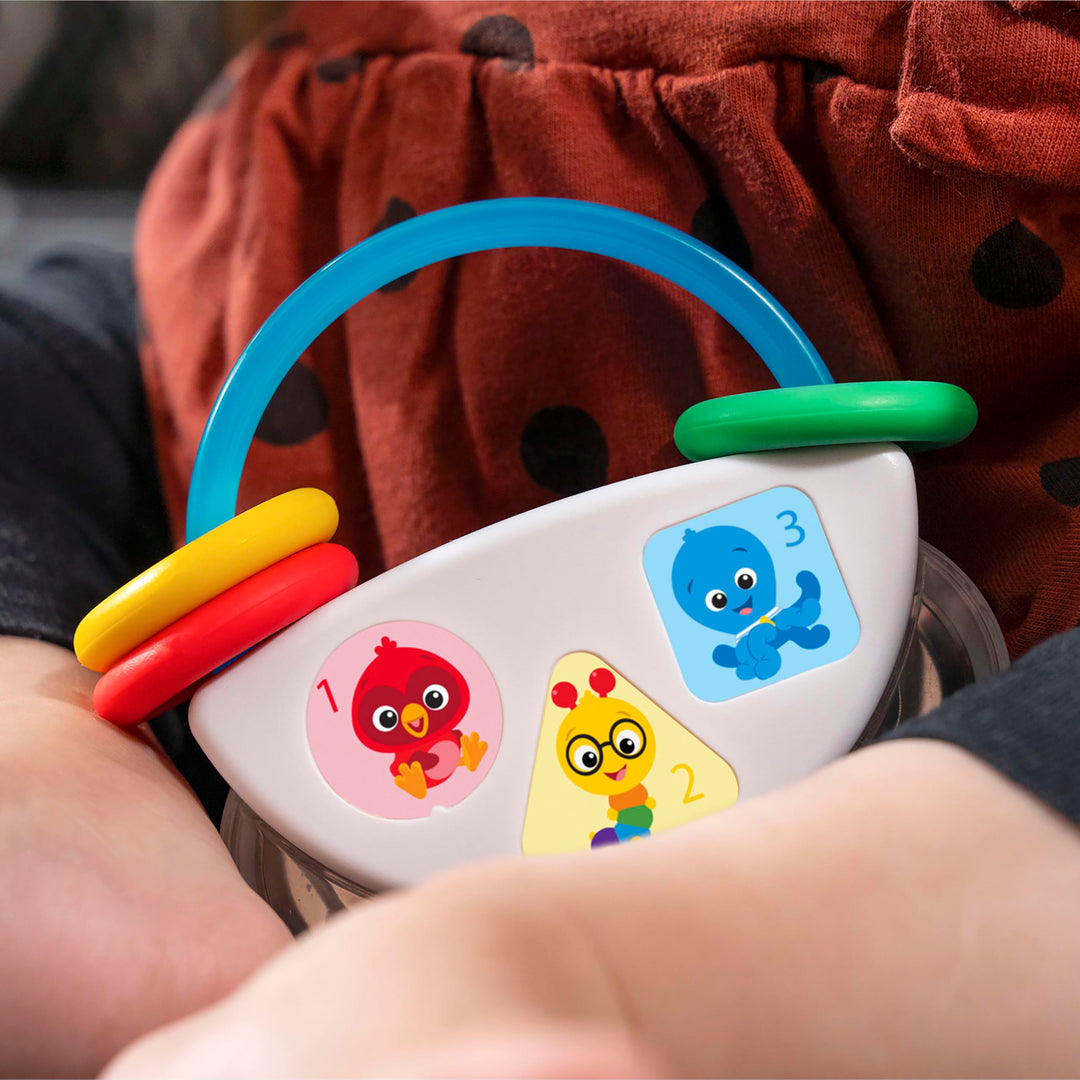 Baby Einstein Tiny Tambourine Musical Toy & Rattle - Multicolored, Model 12925