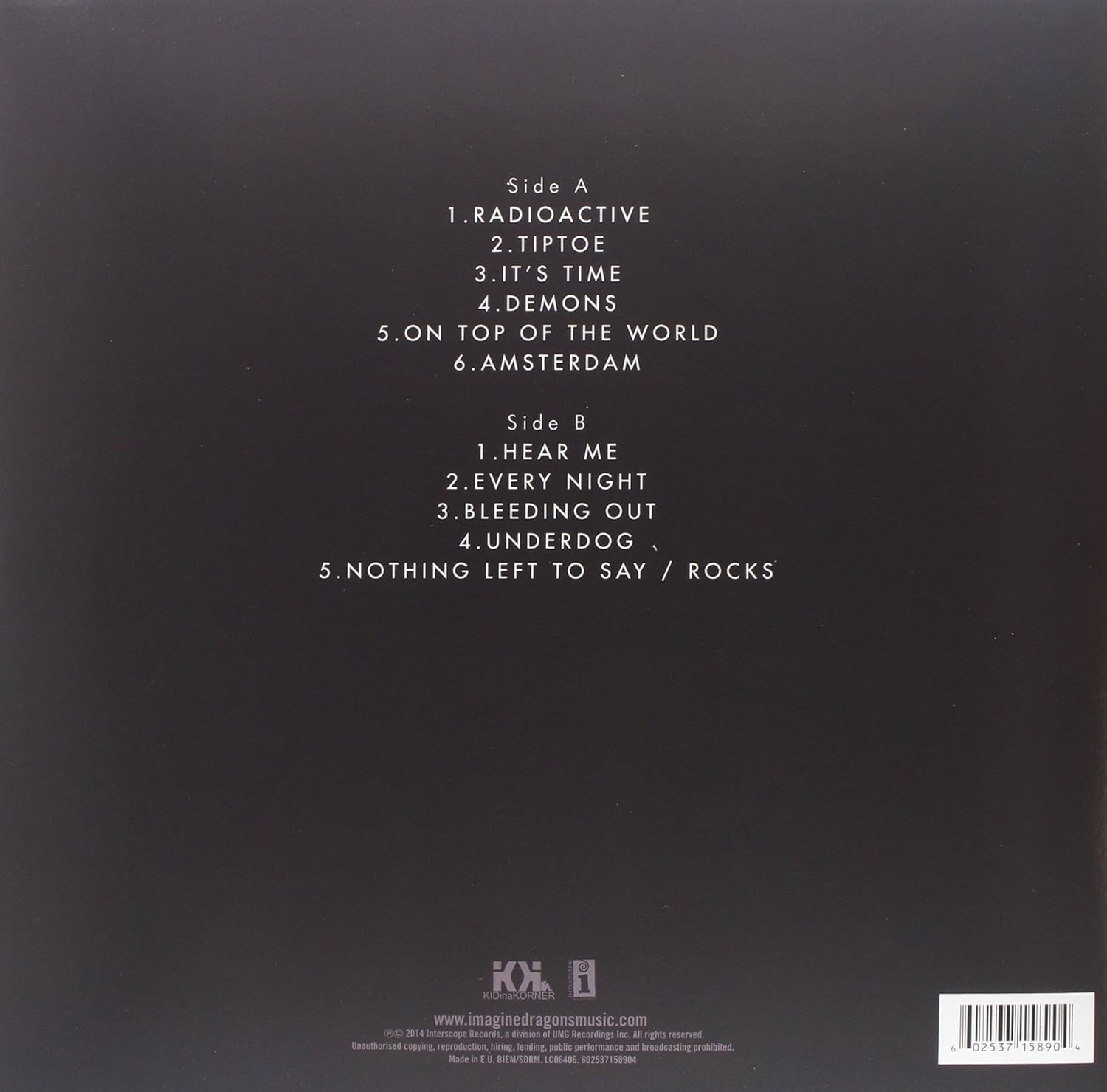 Imagine Dragons - Night Visions [Audio CD] 2