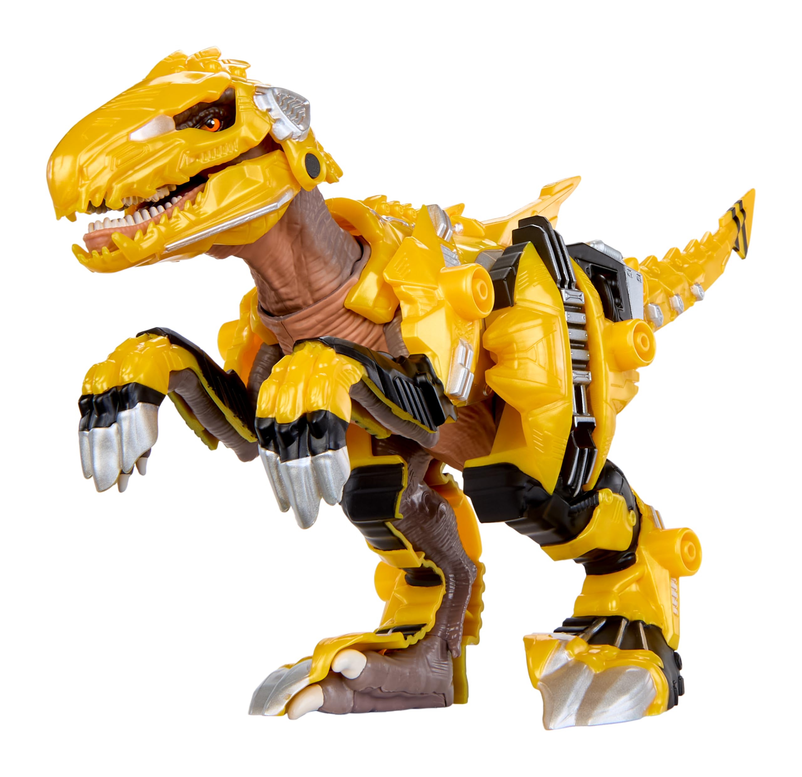 Armorsaurs Armor-Up Yellow Raptor Dinosaur Blaze Action Figure | 7 Removable Armour Pieces | Ages 6+ 3