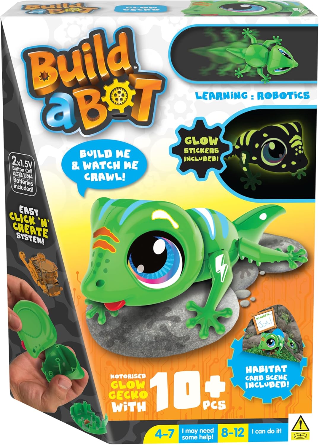 Build-a-Bot: Glow Gecko - Build Your Own Interactive Robot Pet | Ages 4-16 1
