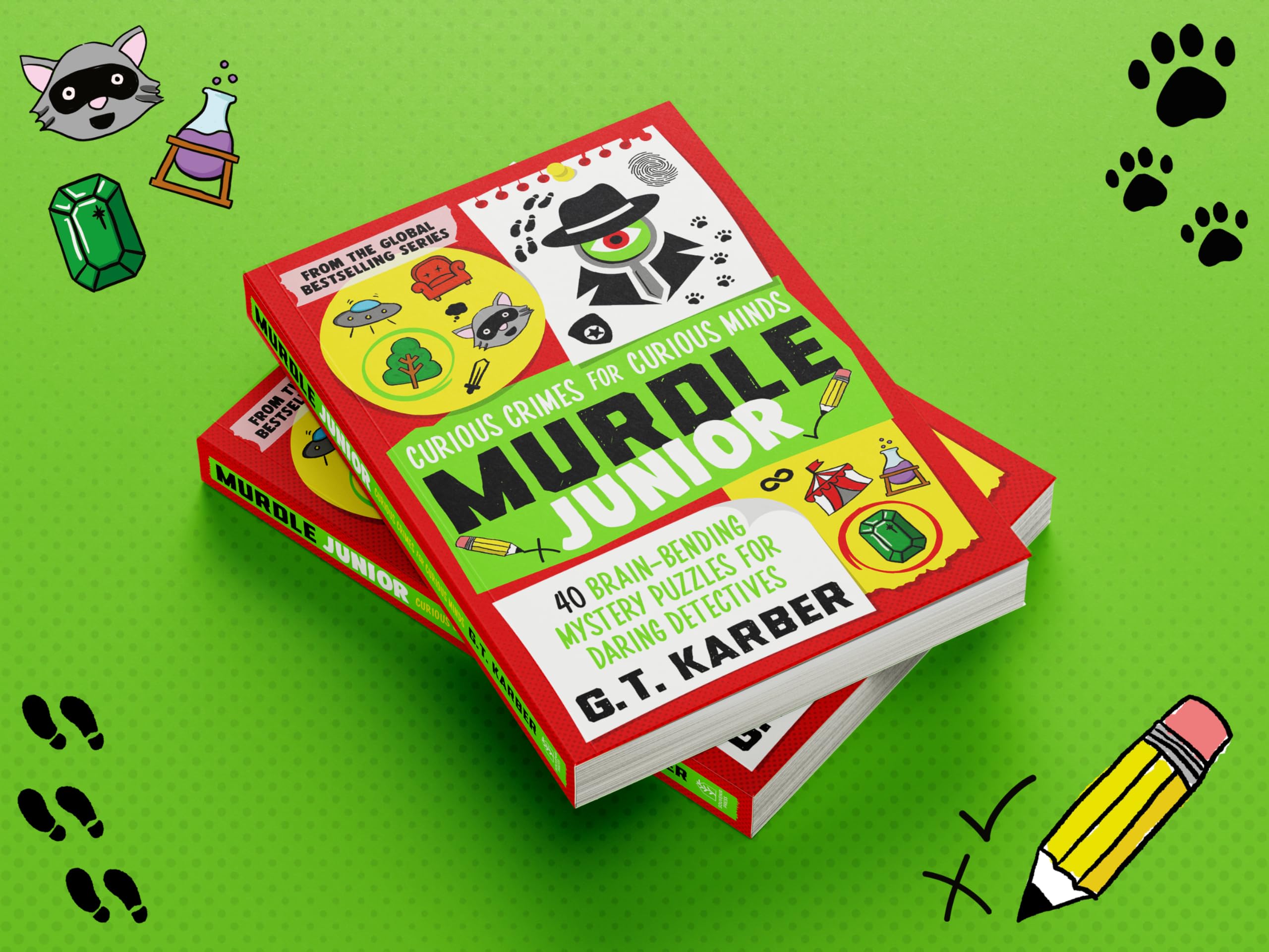 Souvenir Press Murdle Junior: Curious Crimes for Curious Minds Puzzle Book | Paperback | English