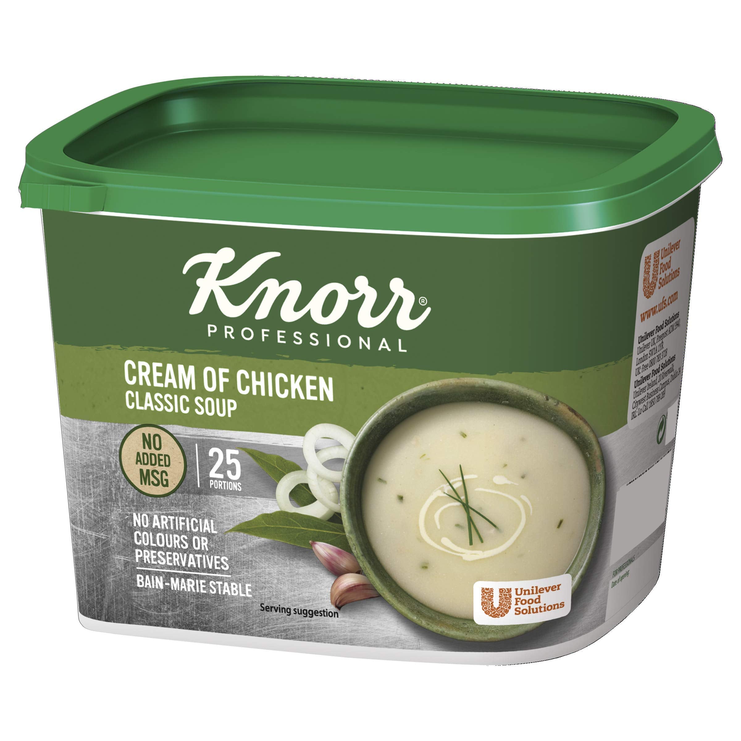 Knorr Classic Cream Of Chicken Soup Mix - 25 Portions | 425g Powder | Meets UK Salt Targets 1