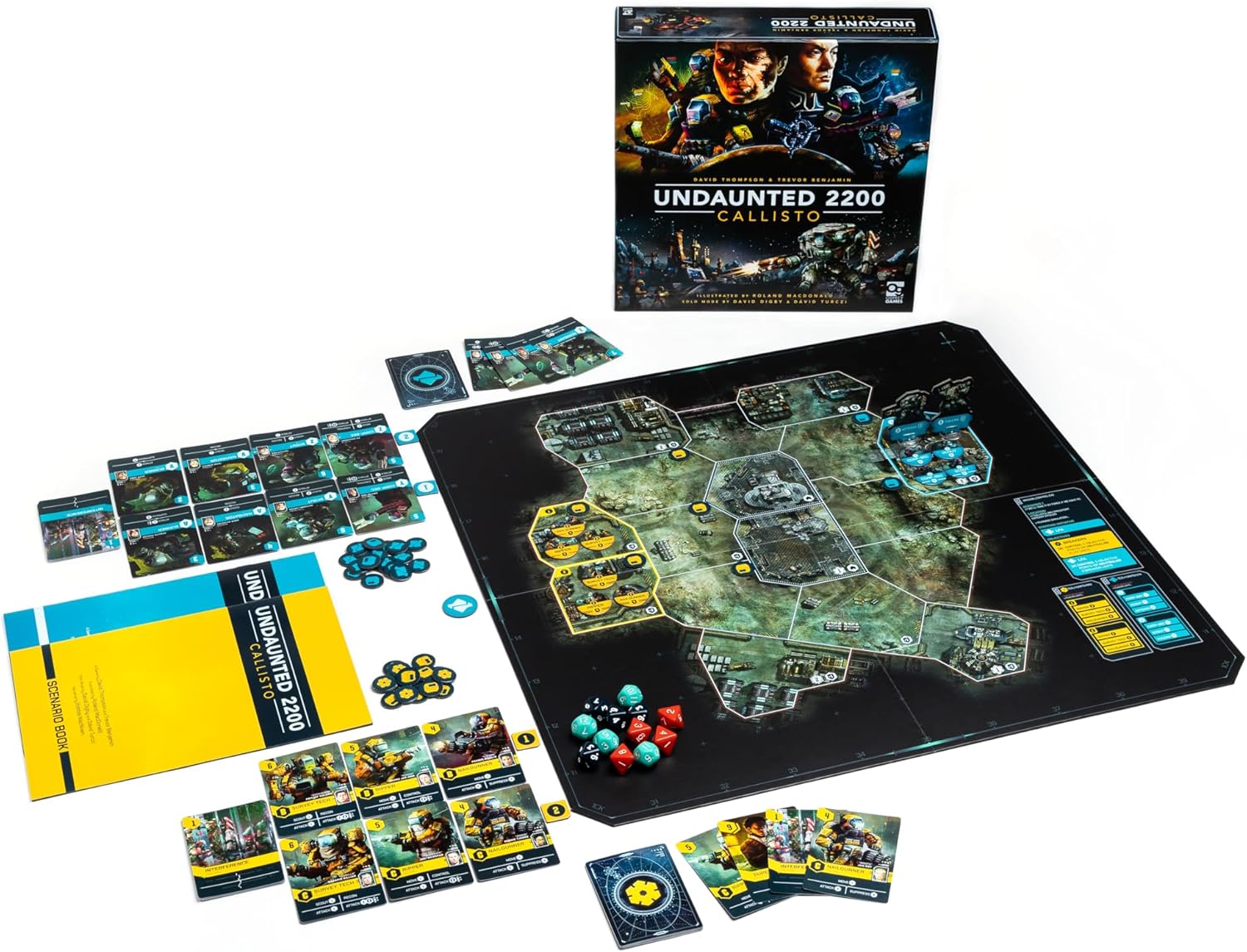 Undaunted: Callisto Sci-Fi-Brettspiel 3
