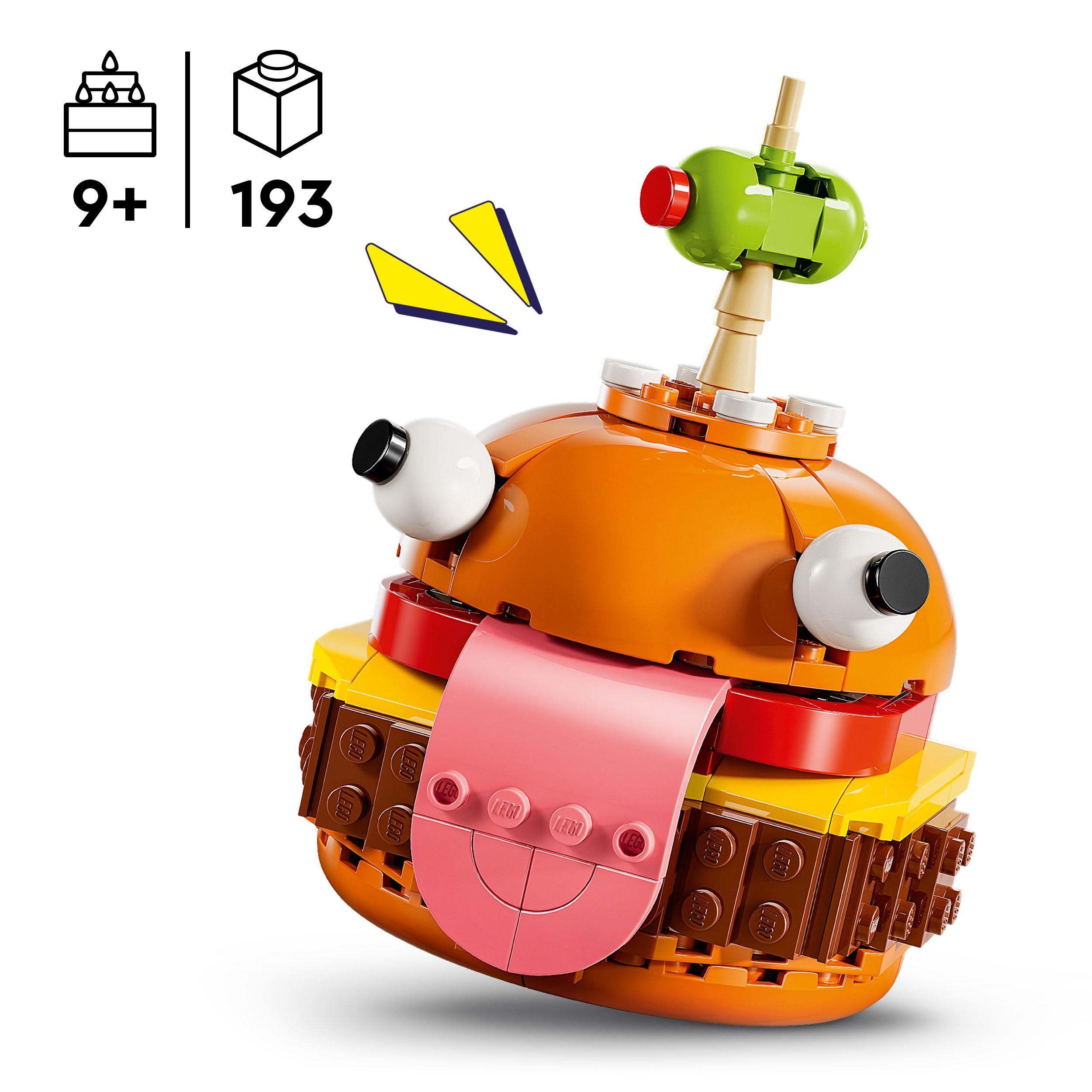 LEGO Fortnite Durrr Burger Building Set 77070 - Collectible Video Game Character Model for Kids 9+ 2