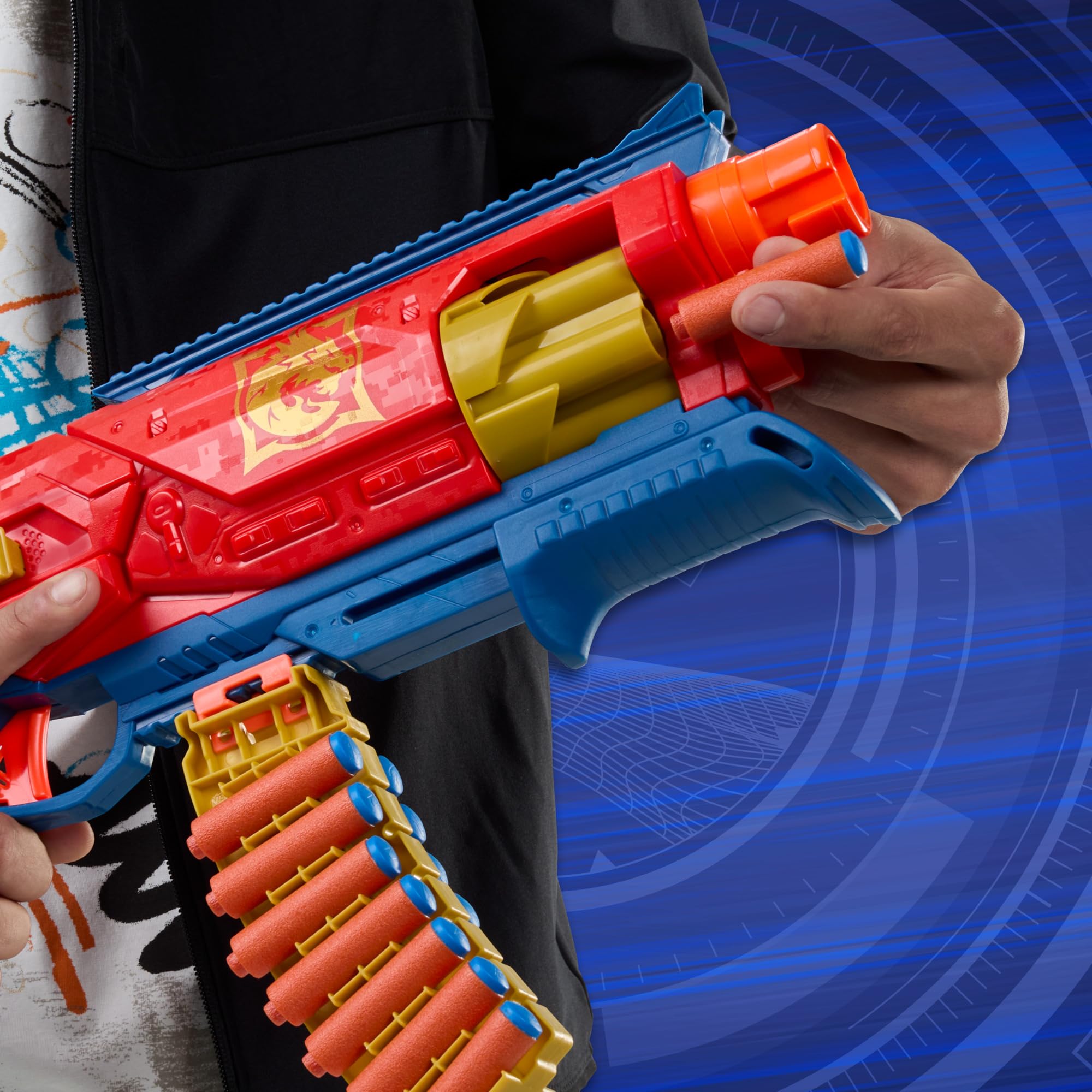 Hasbro Nerf Loadout Shadowspeed Recon Blaster with 14-Dart Storage Attachment | Ages 8+ 8