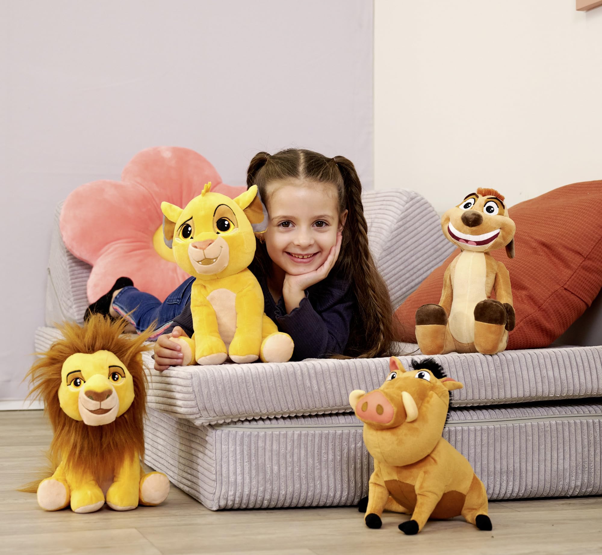 Simba Disney Lion King Plush Toy - 25cm Tall, Officially Licensed 7