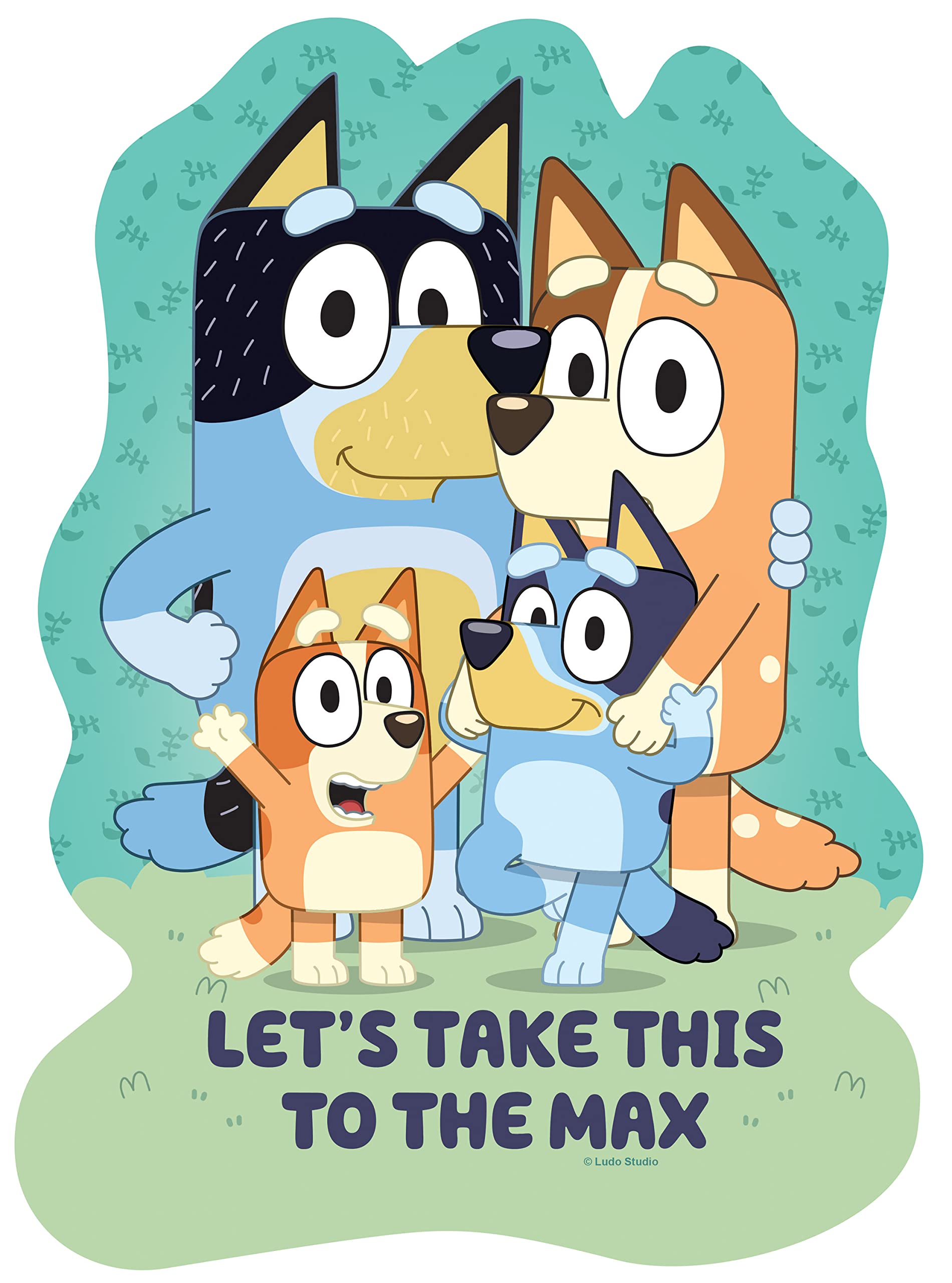 Ravensburger Bluey 4 Large Shaped Jigsaw Puzzles for Kids Age 3+ (10, 12, 14, 16 Pieces) 5