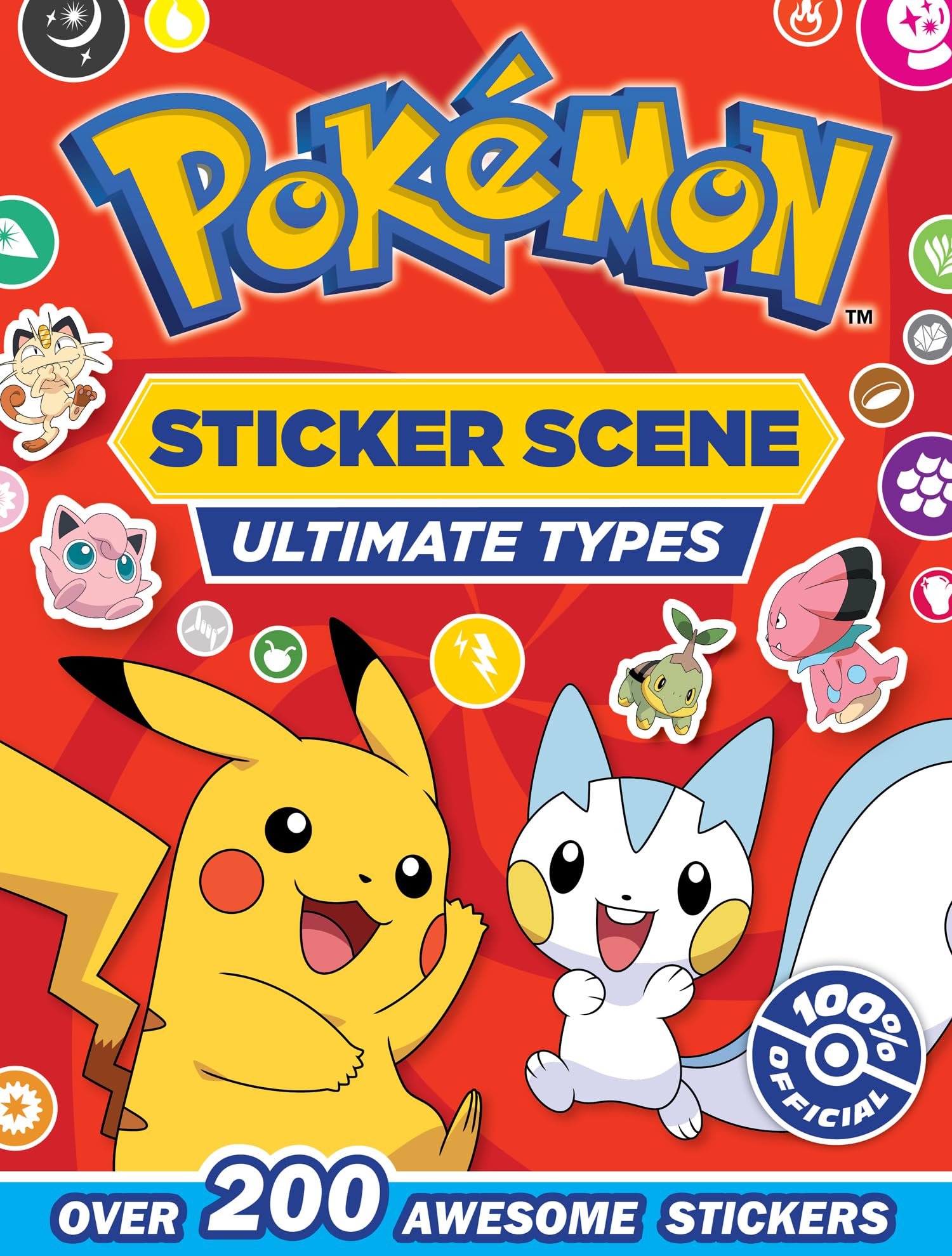 Farshore Pokémon Ultimate Types Sticker Scene Book | Full-Colour Illustrated Activity Book
