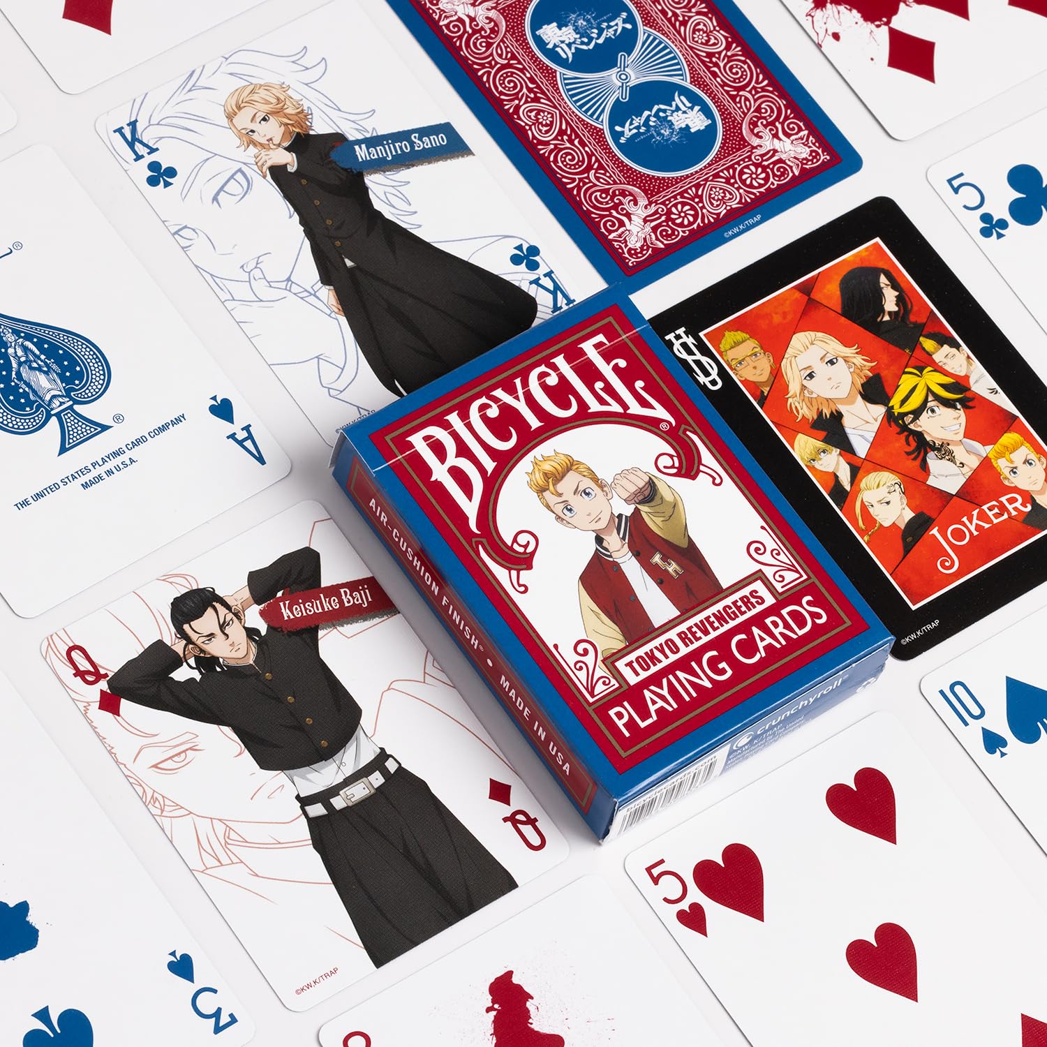 Bicycle Tokyo Revengers Manga Collector's Edition 54 Card Deck | Air Cushion Finish | Unisex Adult 2