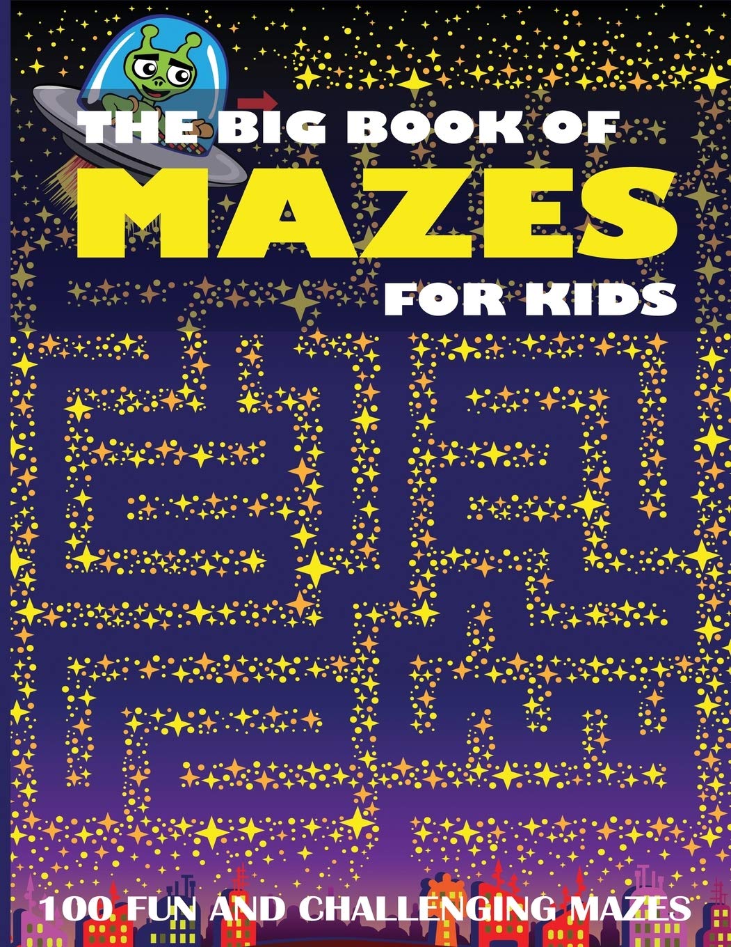 Dylanna Publishing, Inc. The Big Book of Mazes for Kids - 100 Fun and Challenging Mazes | Paperback