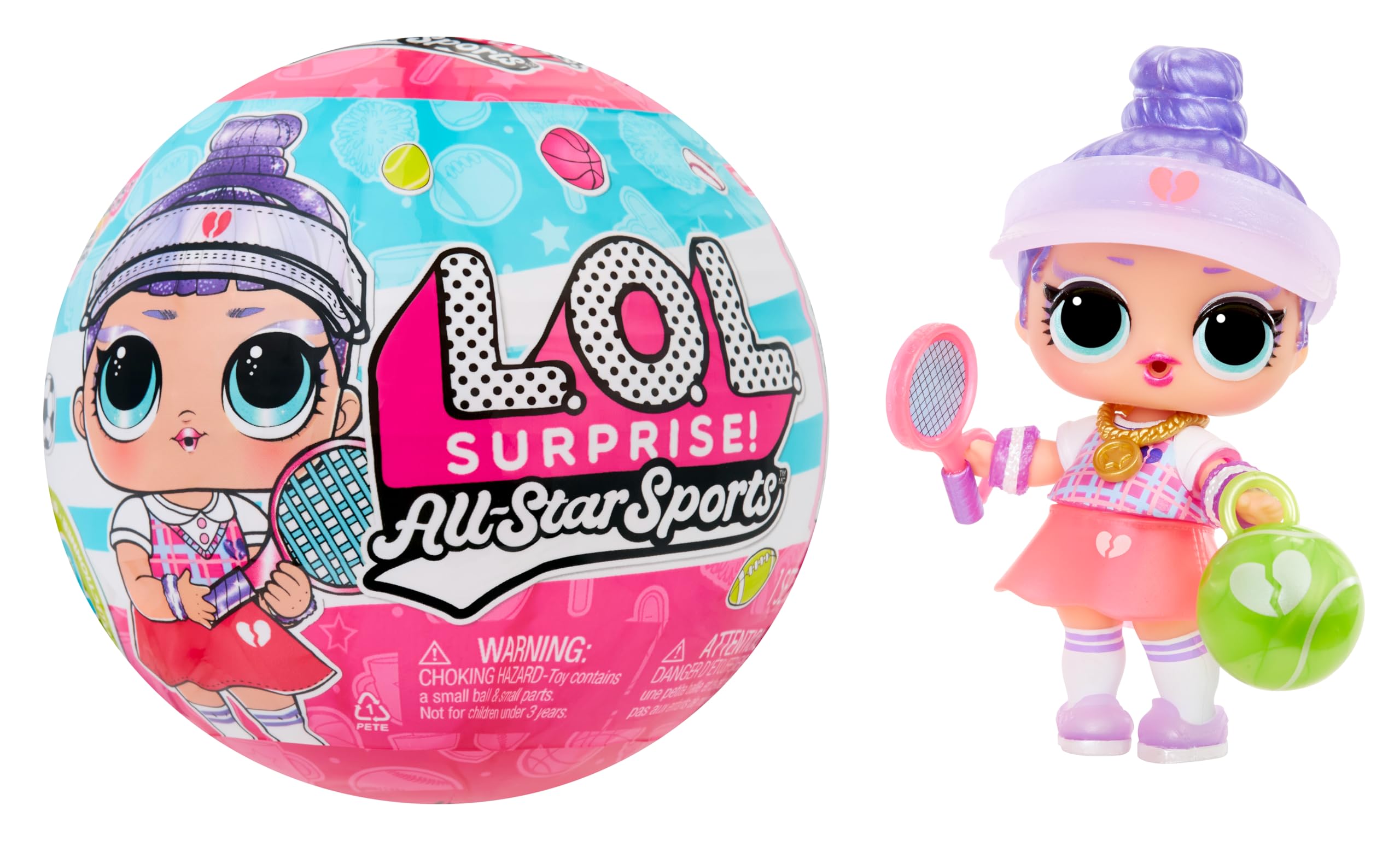 L.O.L. Surprise! All-Star Sports Vault Collection Tots - 12-Piece Doll Set with Accessories