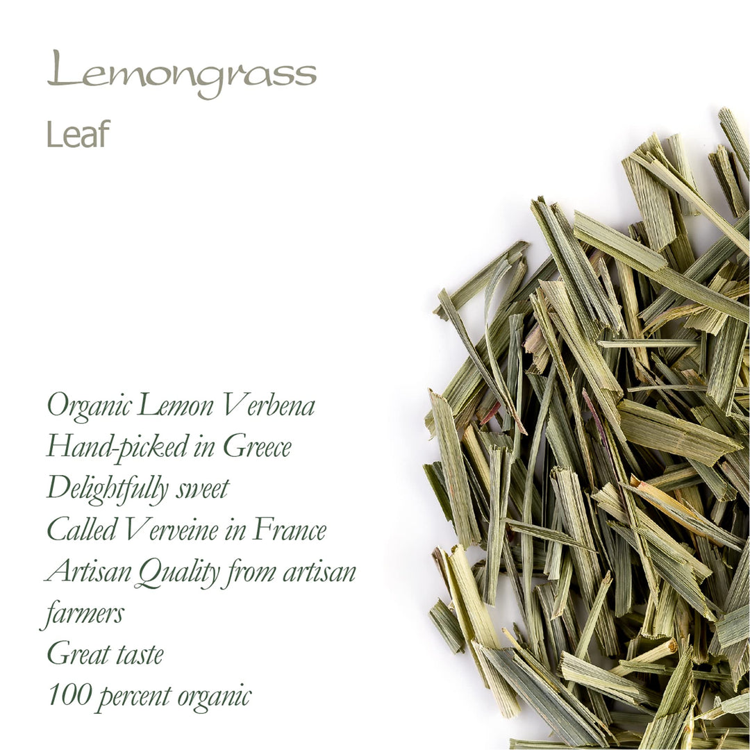 Lemon Grass Organic Herbal Tea - Lemony Sweetness - Lemongrass from Asia