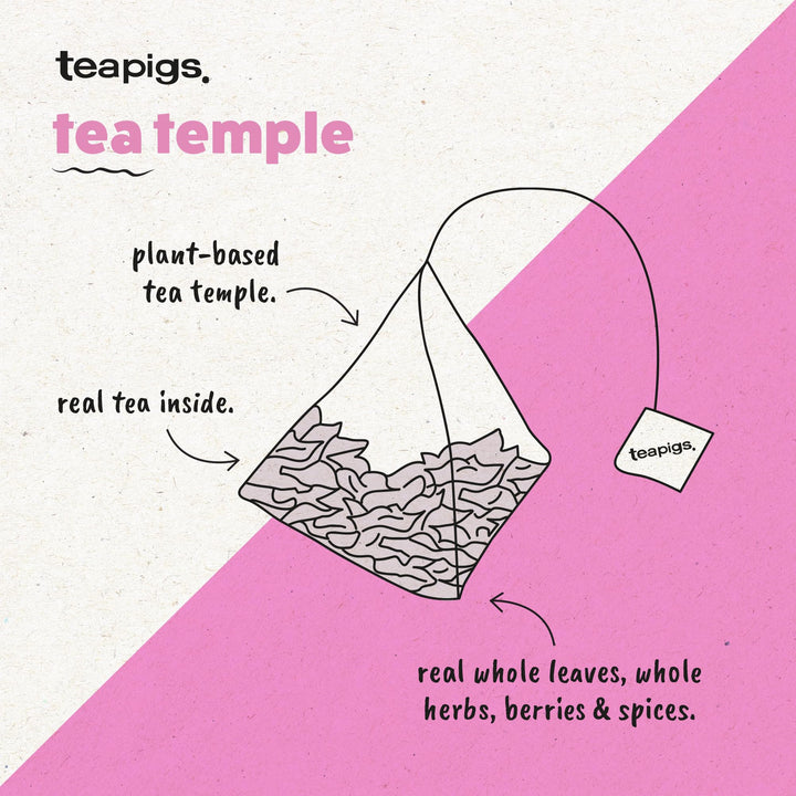 teapigs Liquorice & Peppermint Tea - Caffeine-Free Herbal Tea Bags with Natural Ingredients