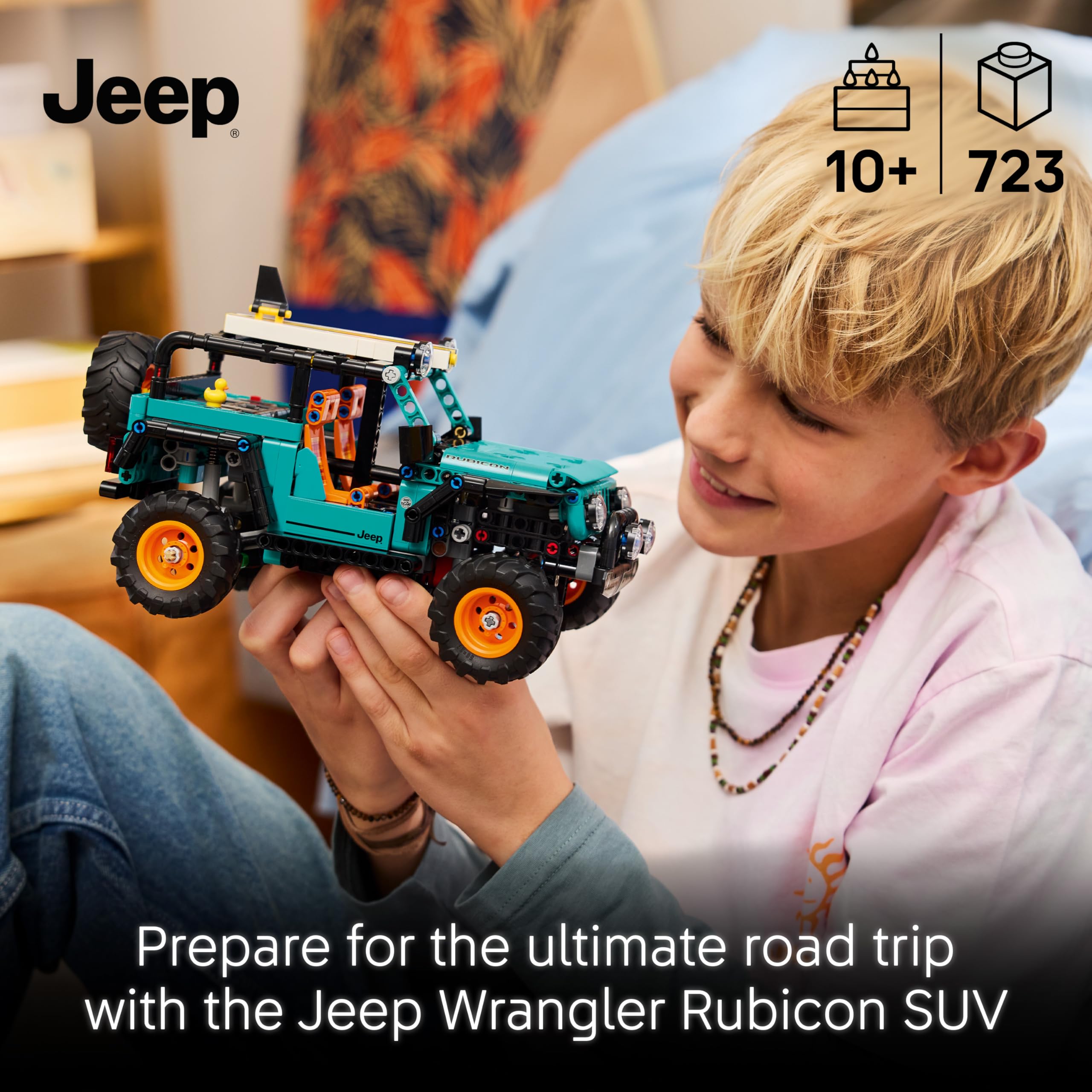 LEGO Technic Jeep Wrangler Rubicon SUV Car Toy Model Kit 42227 for Ages 10+ 2