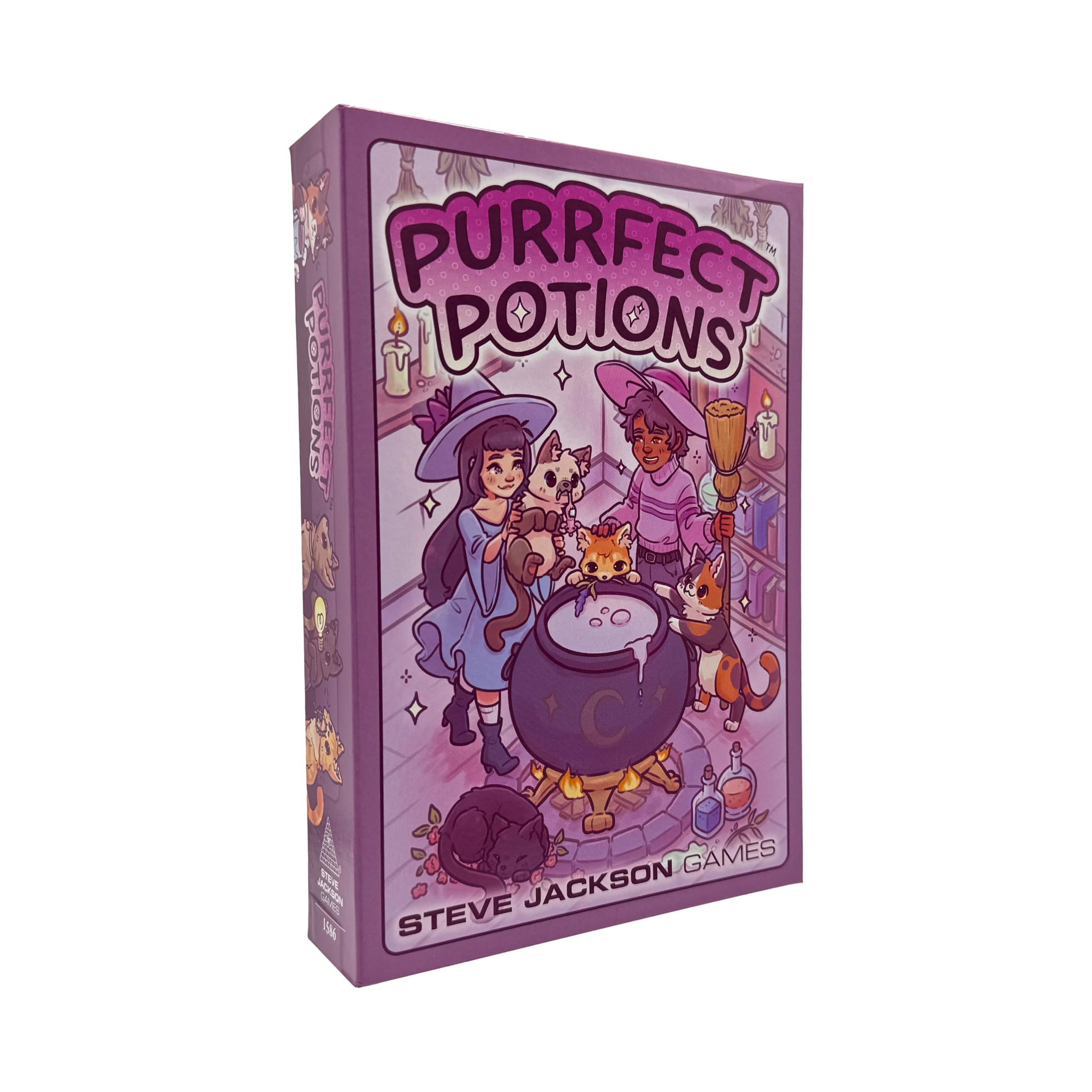 Steve Jackson Games Purrfect Potions Dice Game | Quick & Replayable Family Fun | Multicolor Cardboard