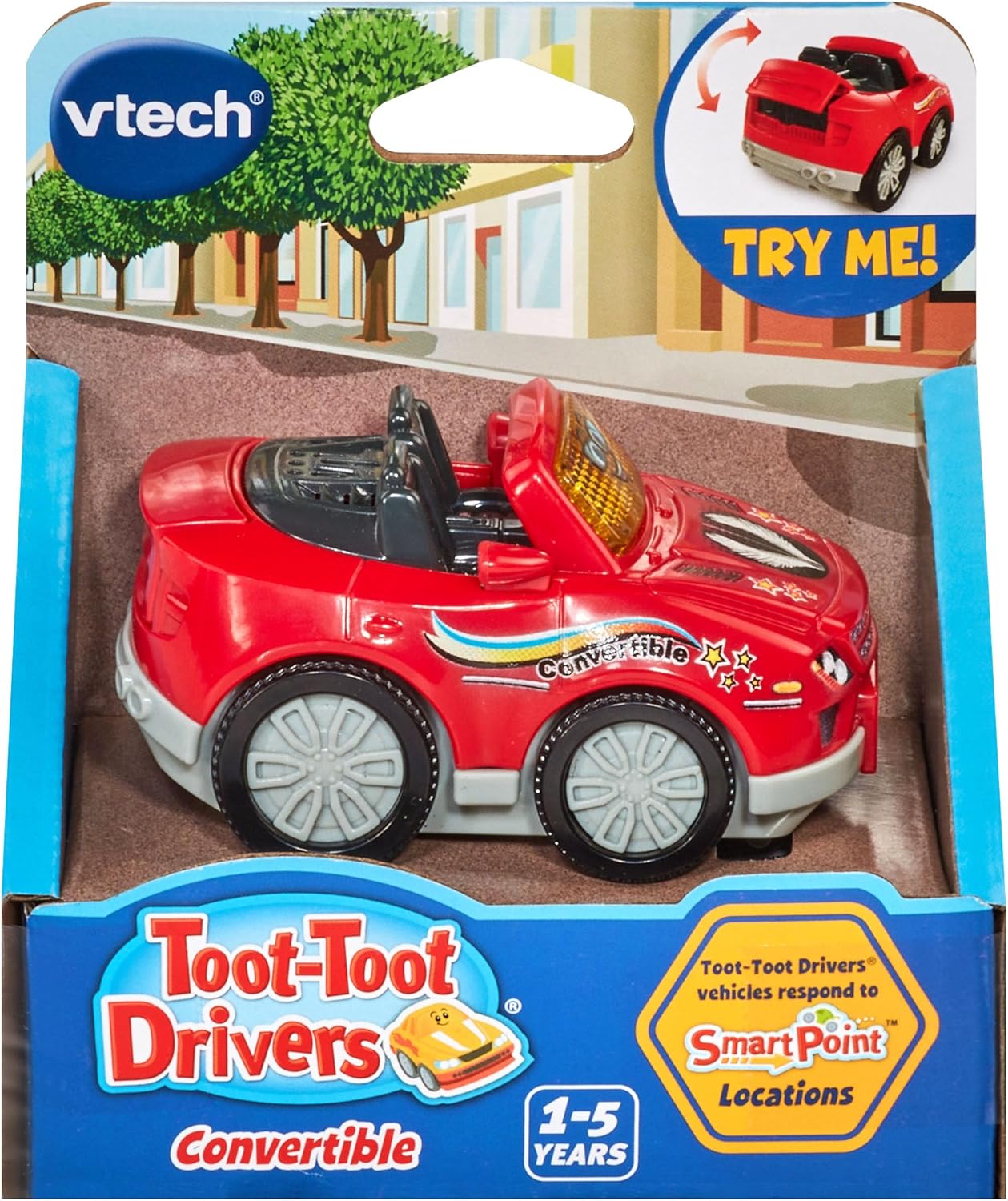 VTech Toot-Toot Drivers Convertible - Interactive Musical Toy Car for Toddlers 12 Months+ 2