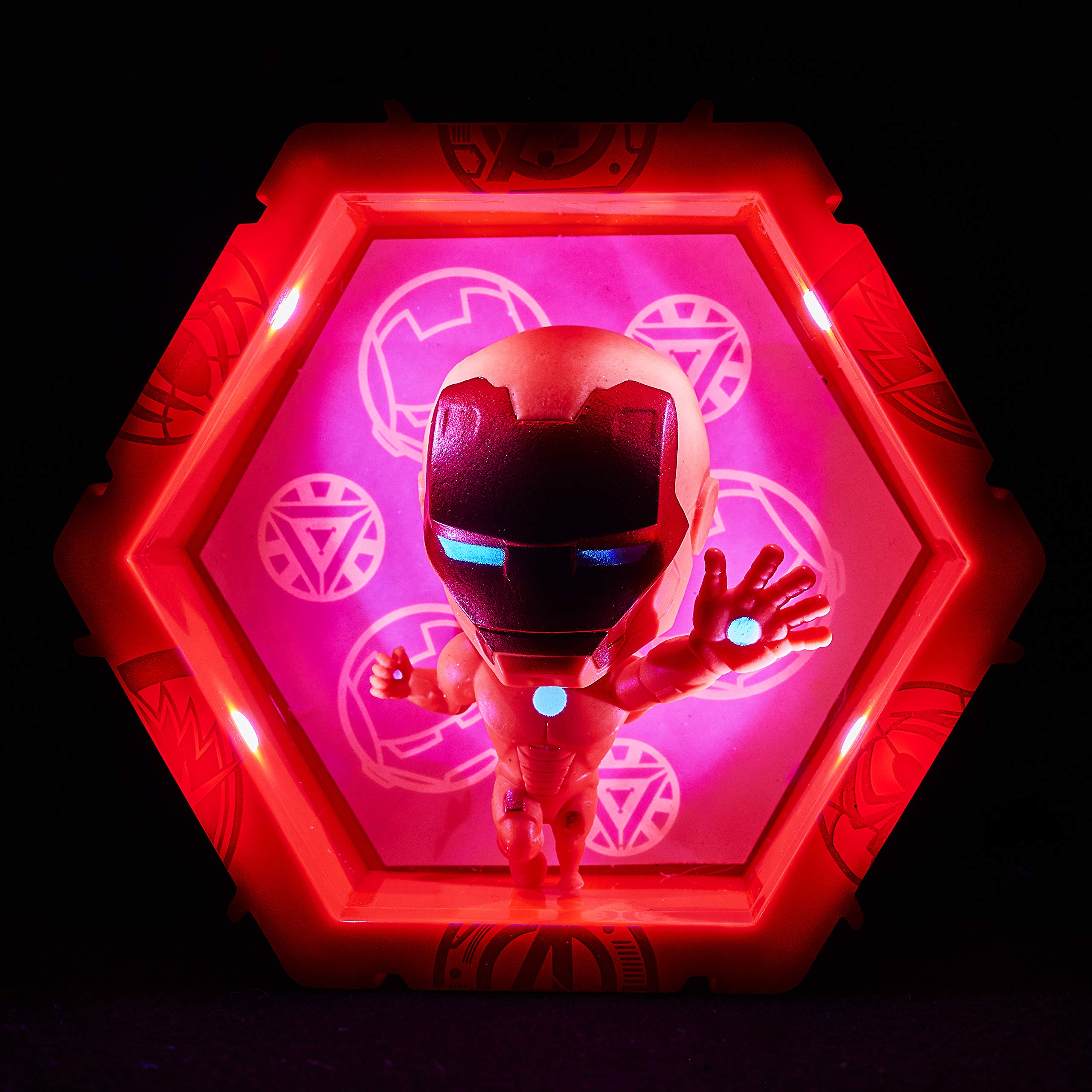 WOW! PODS Marvel Avengers Collection - Iron Man Light-Up Bobble-Head Figure (Avengers - Iron Man) 3