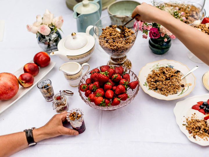 Scrumshus - Vegan & Gluten Free Granola (500g) with Maple & Agave Syrup, No Added Salt, Sugar or Preservatives