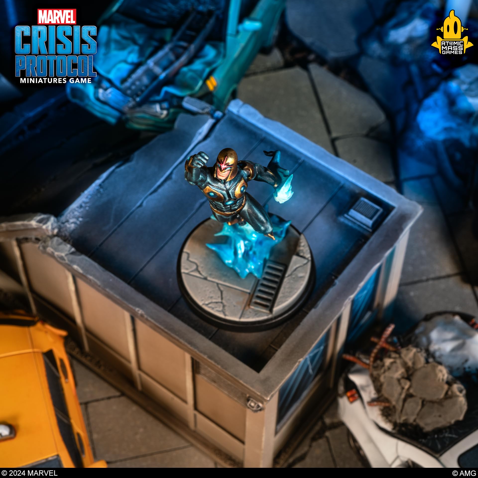 Atomic Mass Games Marvel Crisis Protocol - Yondu & Nova Miniatures Expansion 4