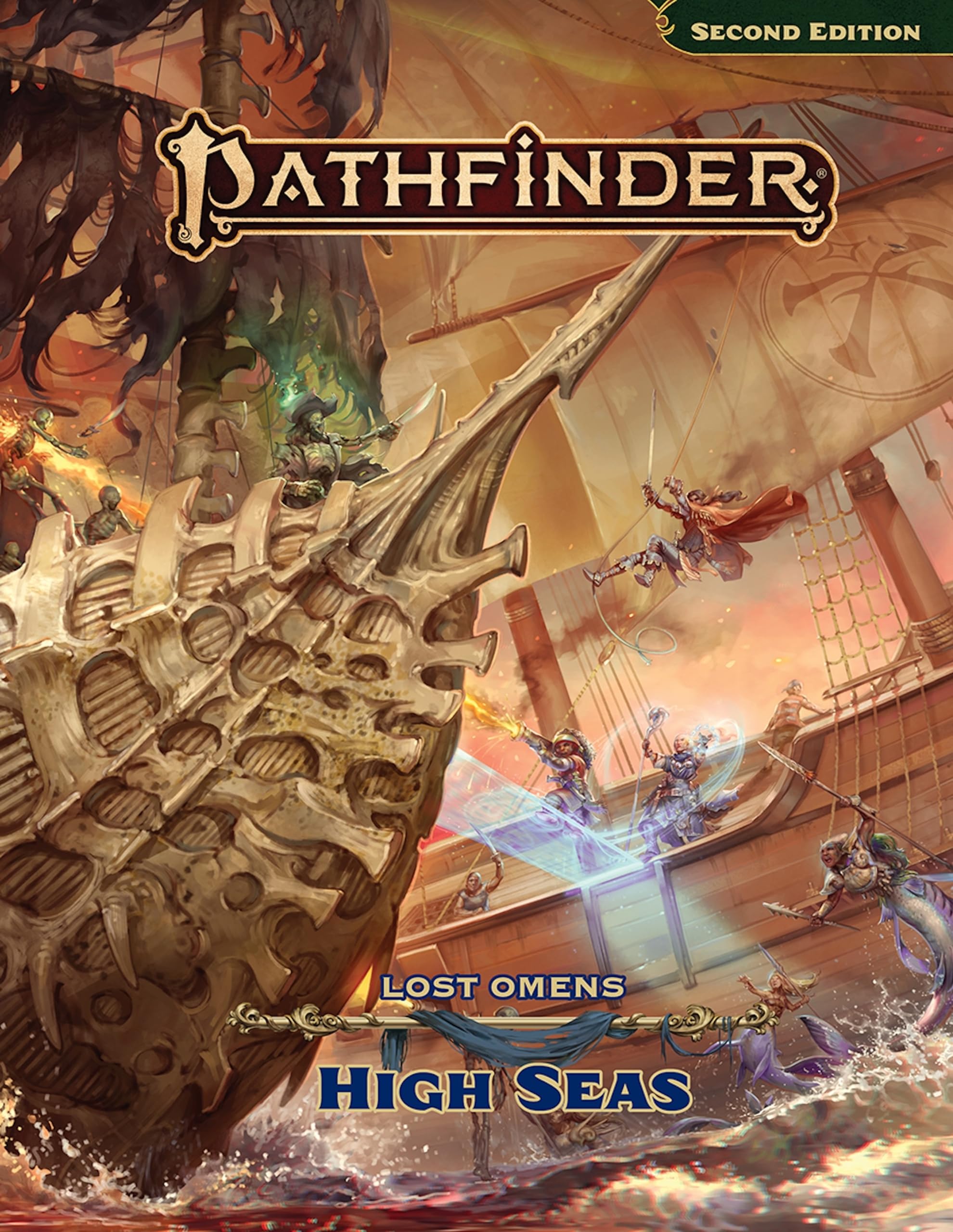 Paizo Pathfinder Lost Omens High Seas (Pathfinder Second Edition) - Hardcover, English 1