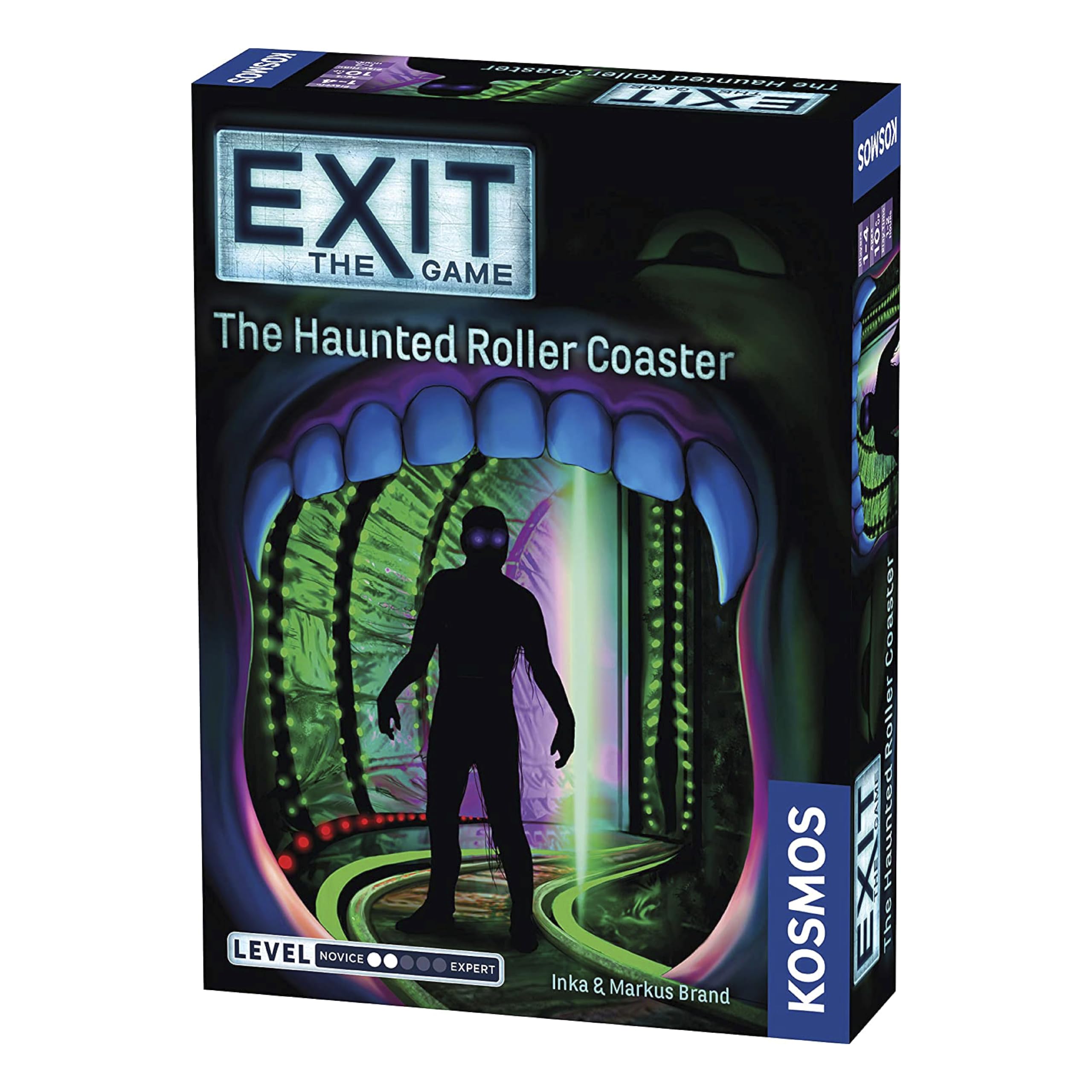 Thames & Kosmos EXIT: The Haunted Roller Coaster Escape Room Game | Level 2/5 | 1-4 Players | Ages 10+ 1