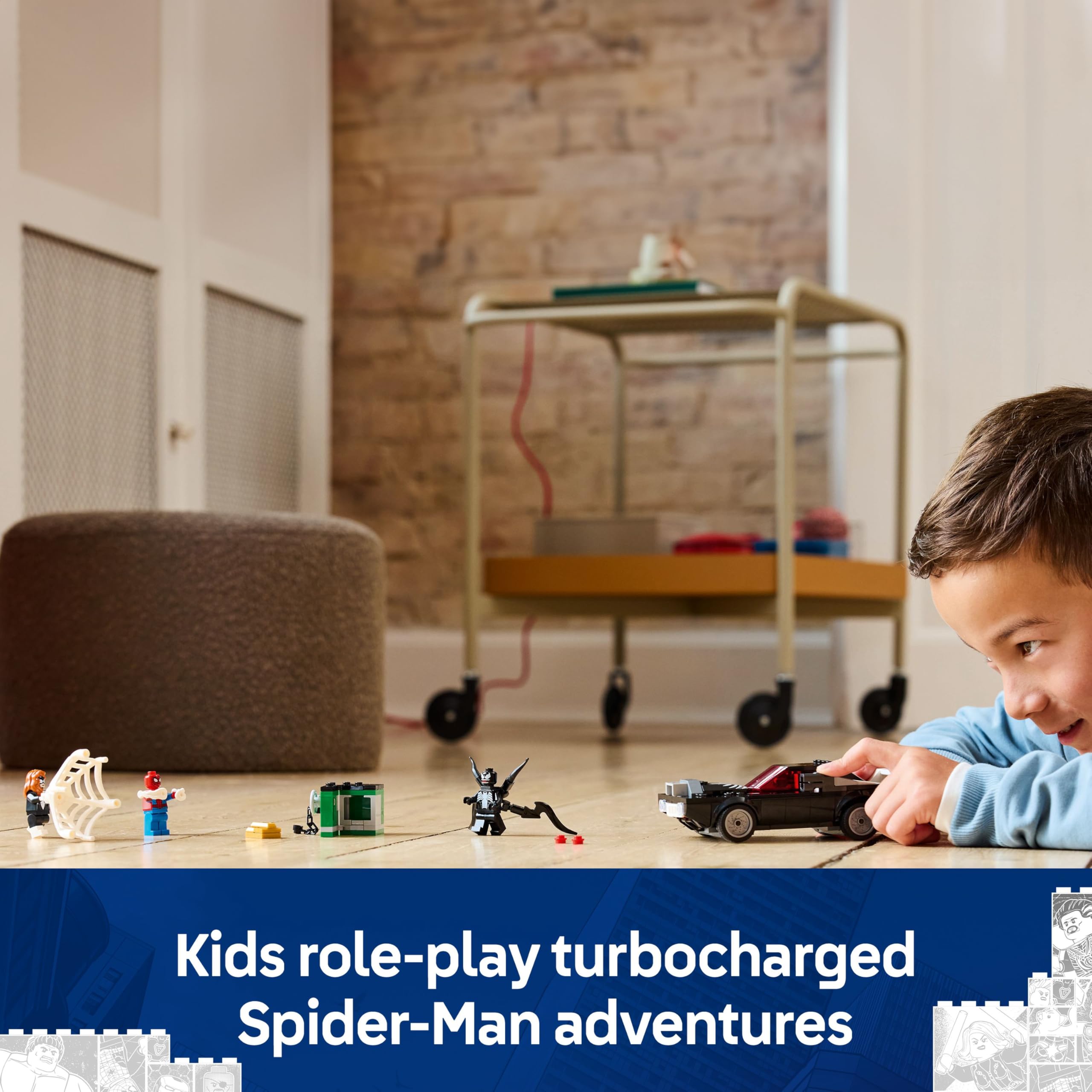 LEGO Marvel Spider-Man vs. Venom Muscle Car Building Set 76309 | Ages 7+ 5