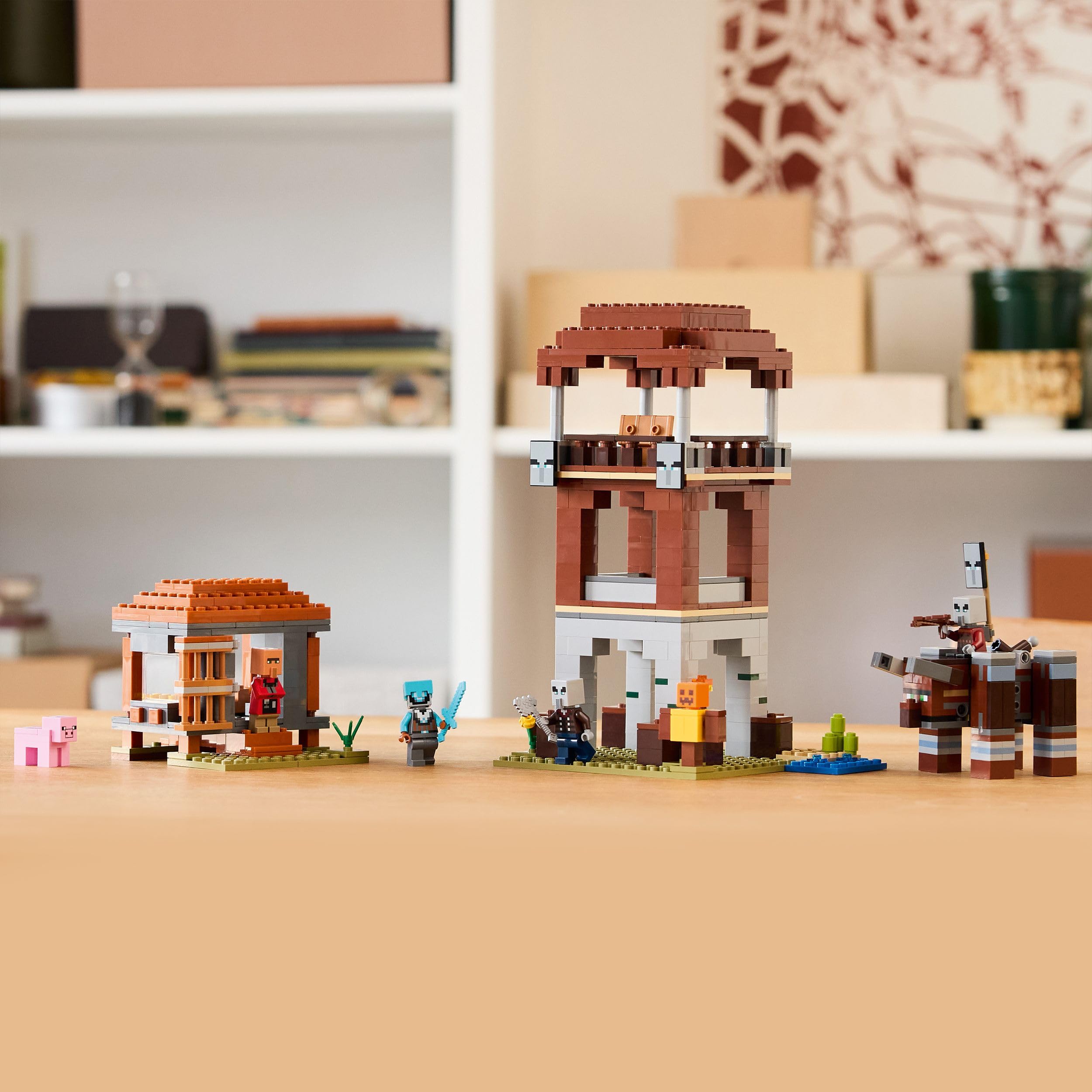 LEGO Minecraft The Pillager Outpost and Ravager - 665-Piece Building Set for Kids 9+ 2