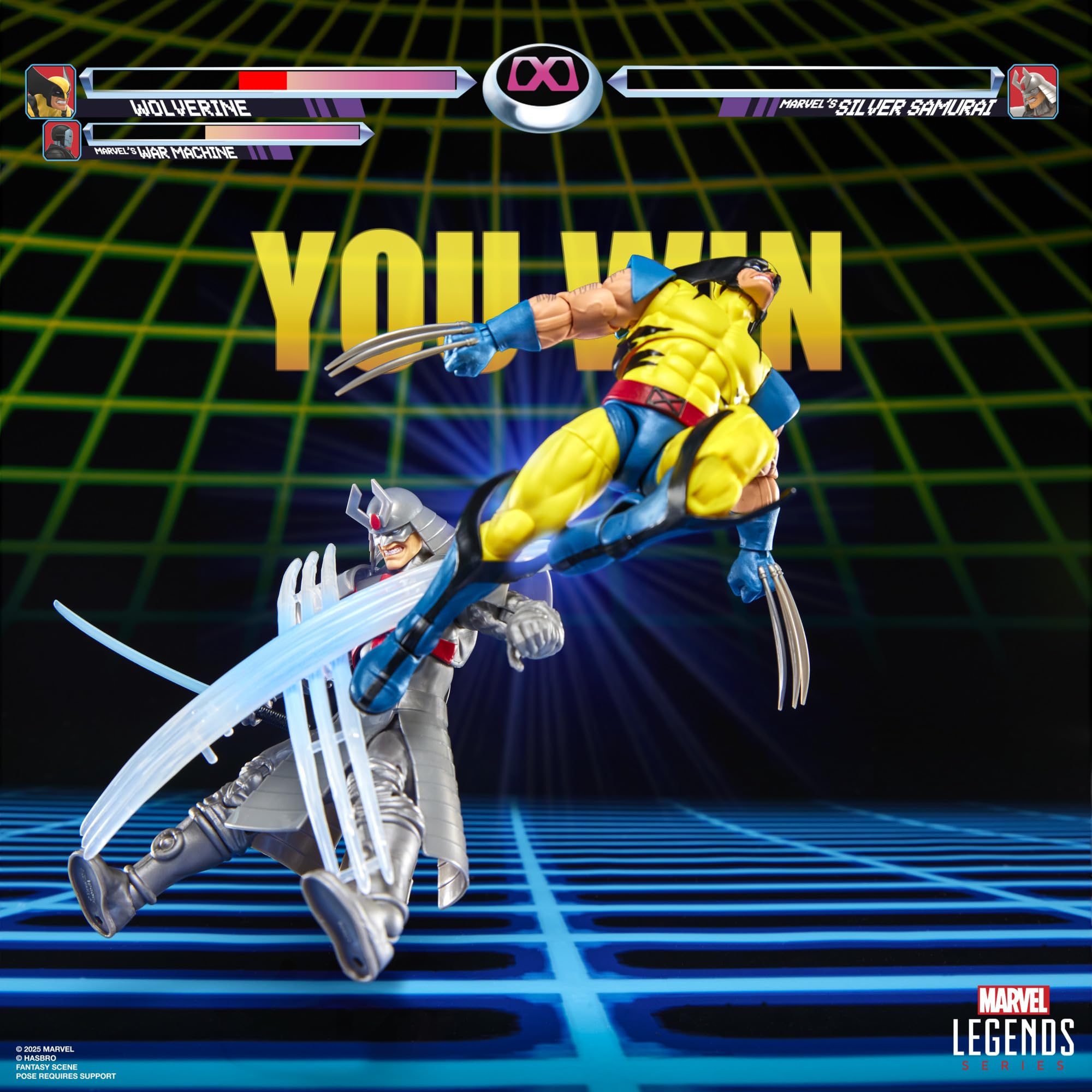 Marvel Legends Series Gamerverse Wolverine vs Silver Samurai 2-Pack Action Figures 3