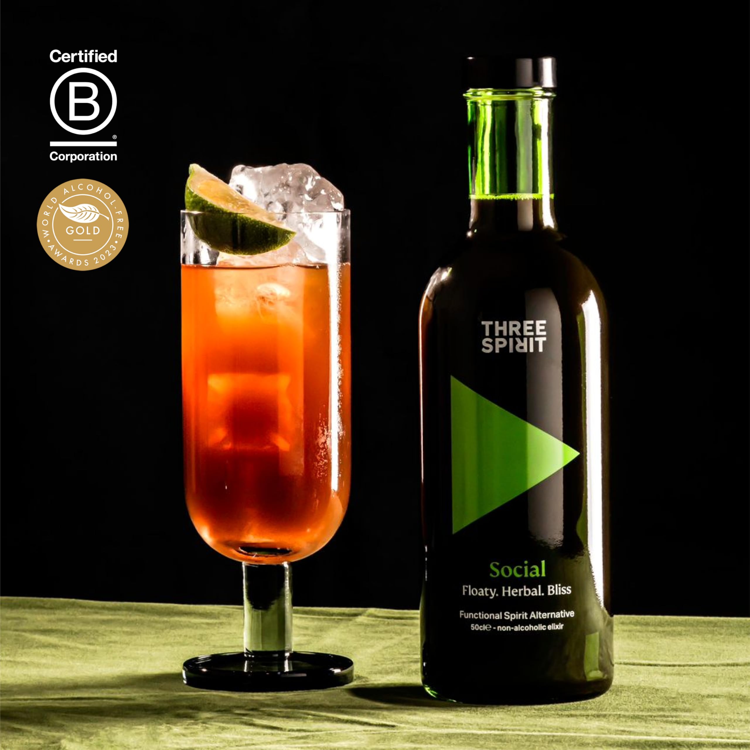 Three Spirit Non-Alcoholic Alternative Spirit - The Social | 50cl 5